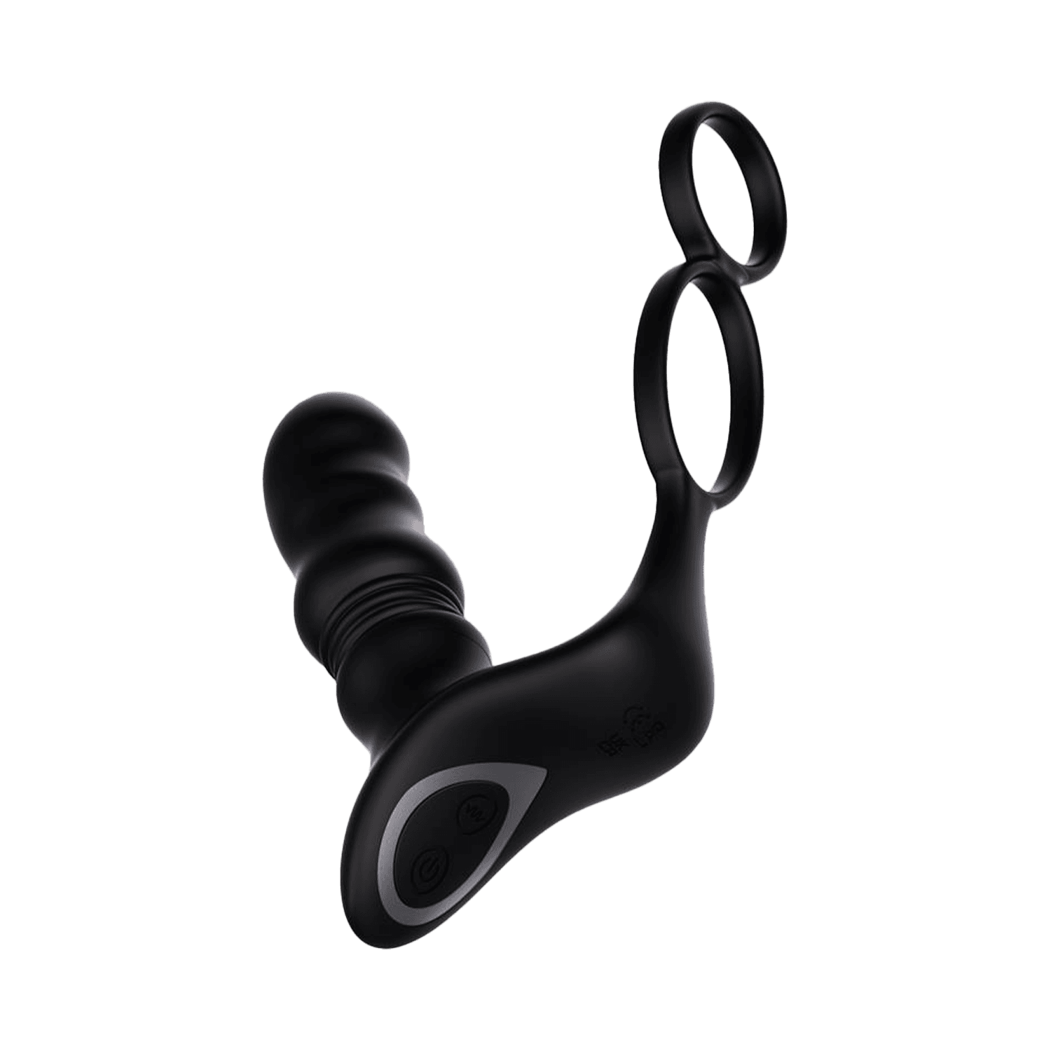 IY - Womp - Stotende en vibrerende prostaatmassager met afstandsbediening - Zwart 2