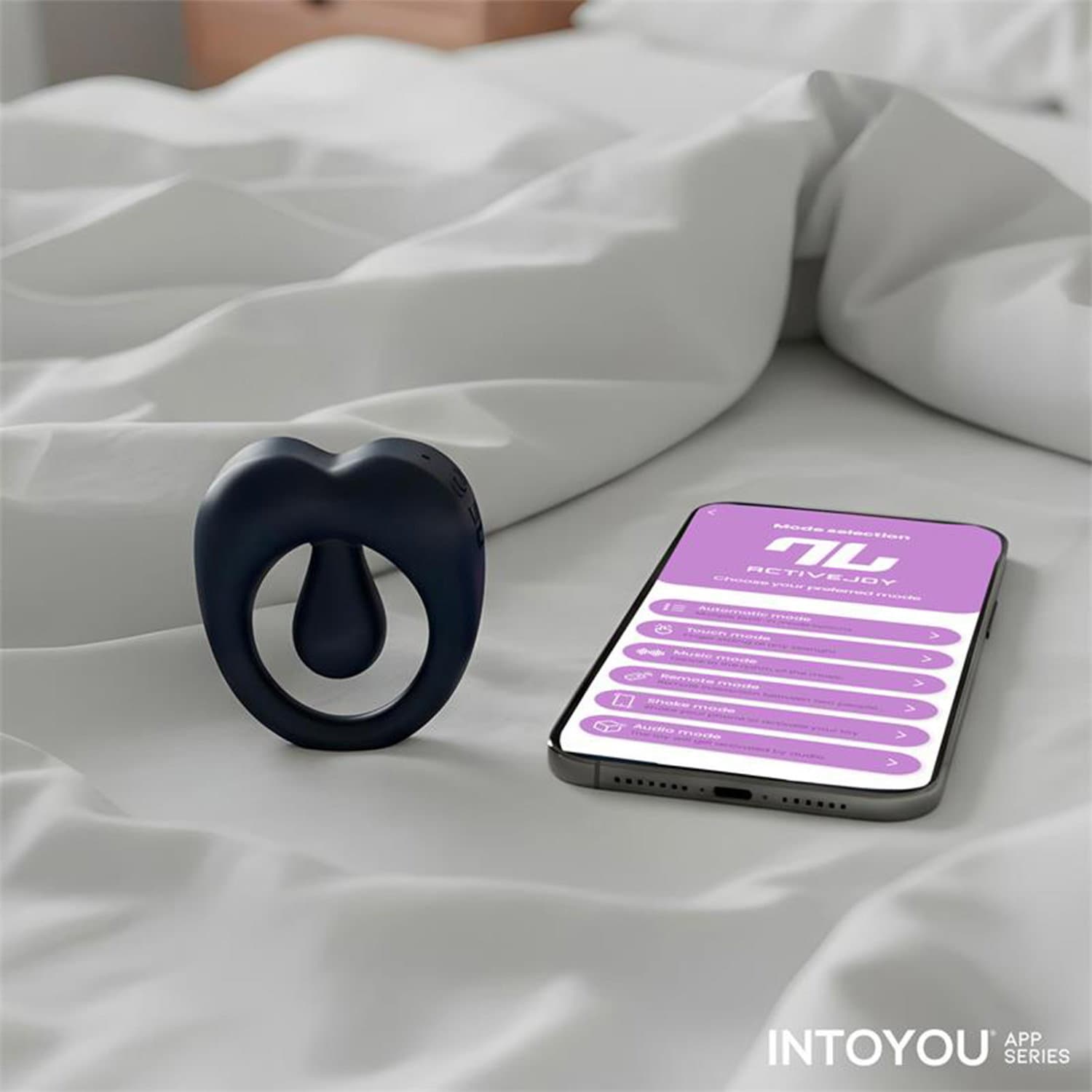 IY - Kenny - Penisring met clitorisstimulator en app-bediening - Night Blue 10