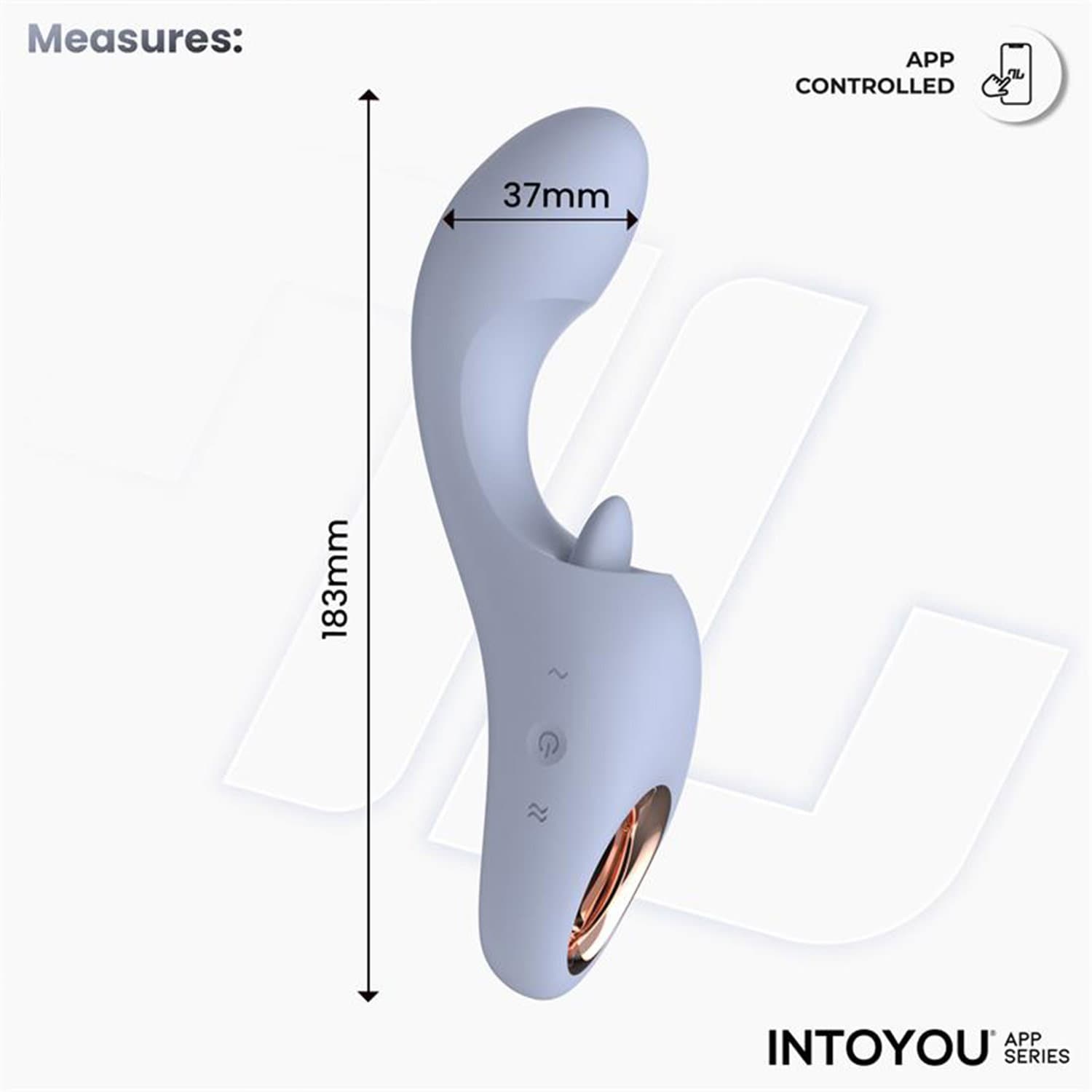 IY - Licky - Likkende tongvibrator met app-bediening - Lichtblauw 10