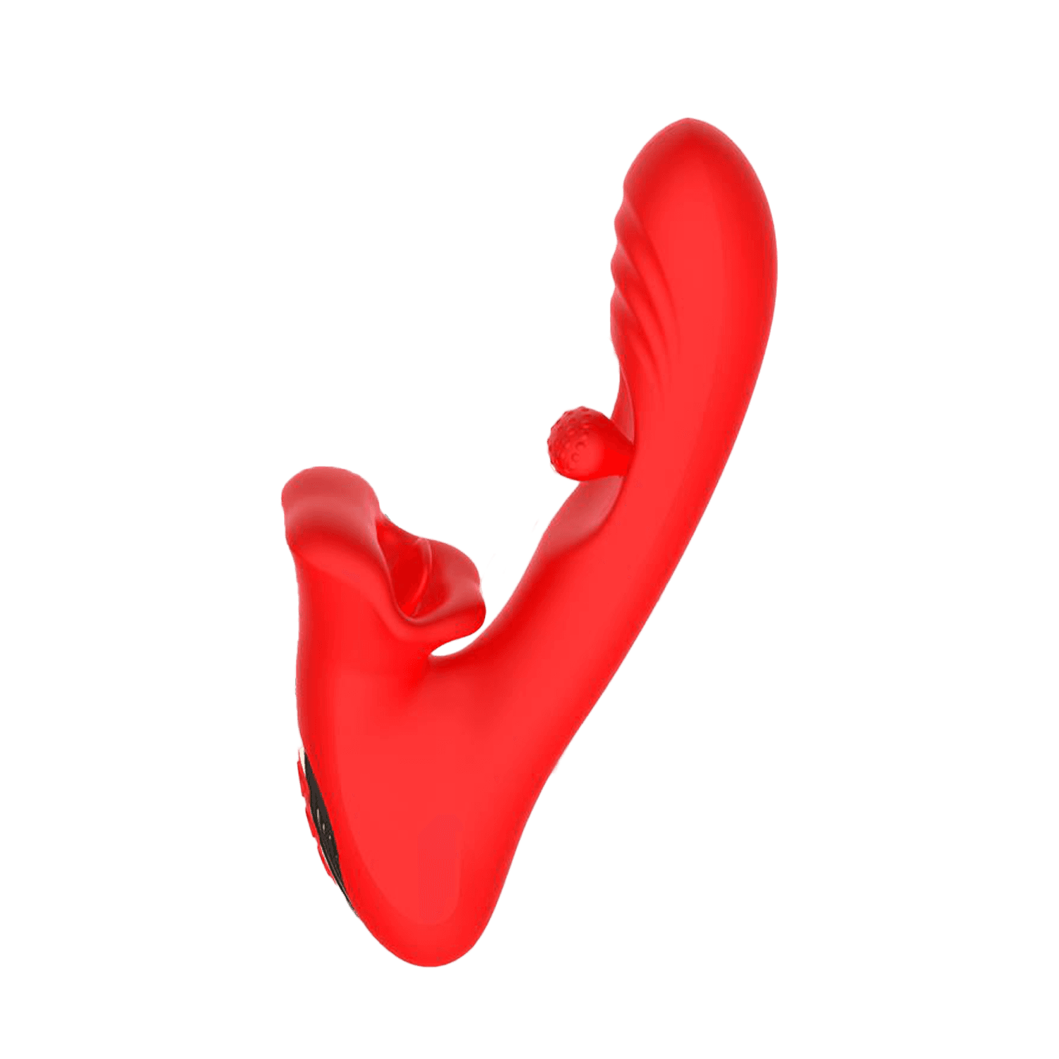IY - Franky - Bijtende en roterende balvibrator met app-bediening - Rood 1