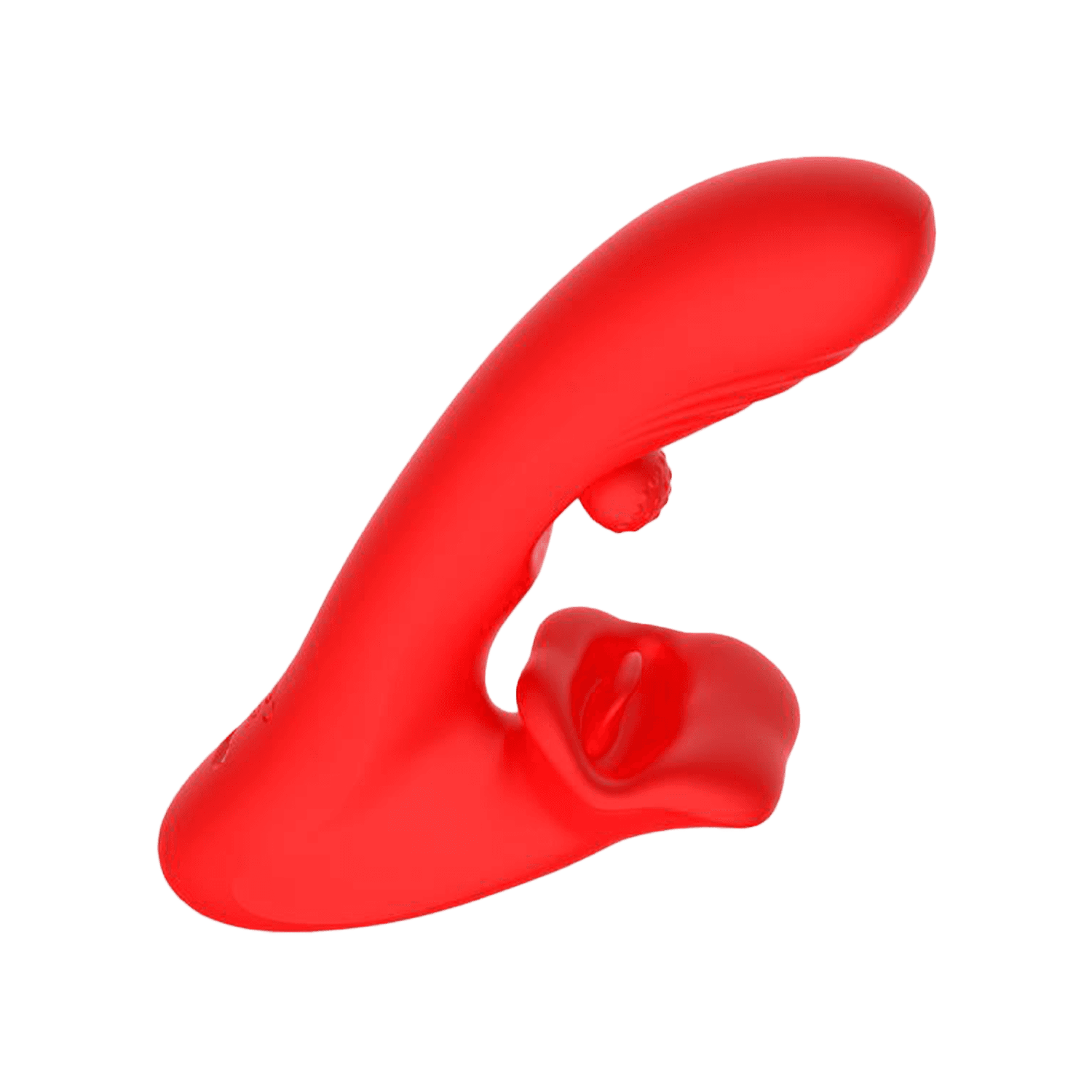 IY - Franky - Bijtende en roterende balvibrator met app-bediening - Rood 2