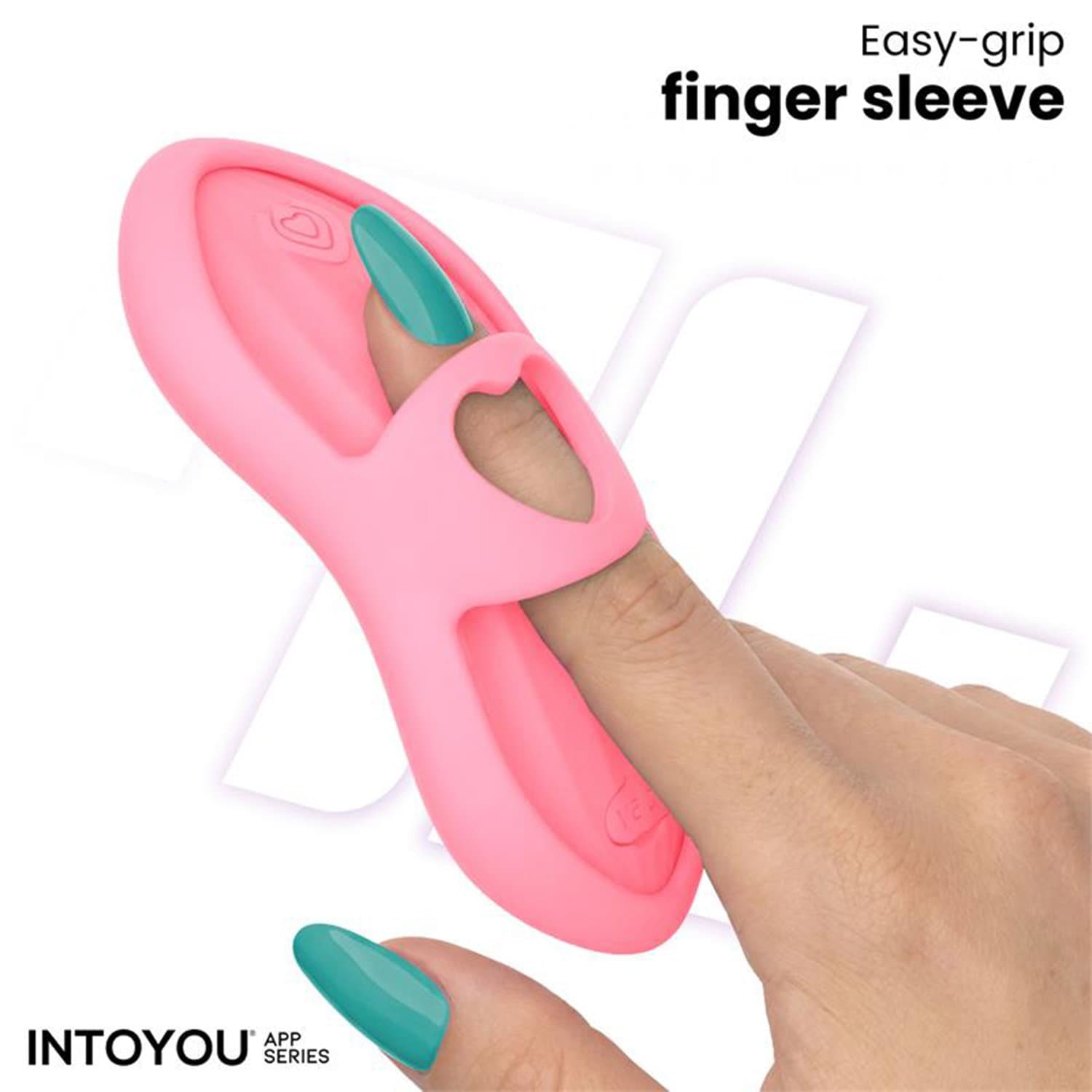 IY - Laia - Verwarmde vingervibrator met app-bediening - Roze 5