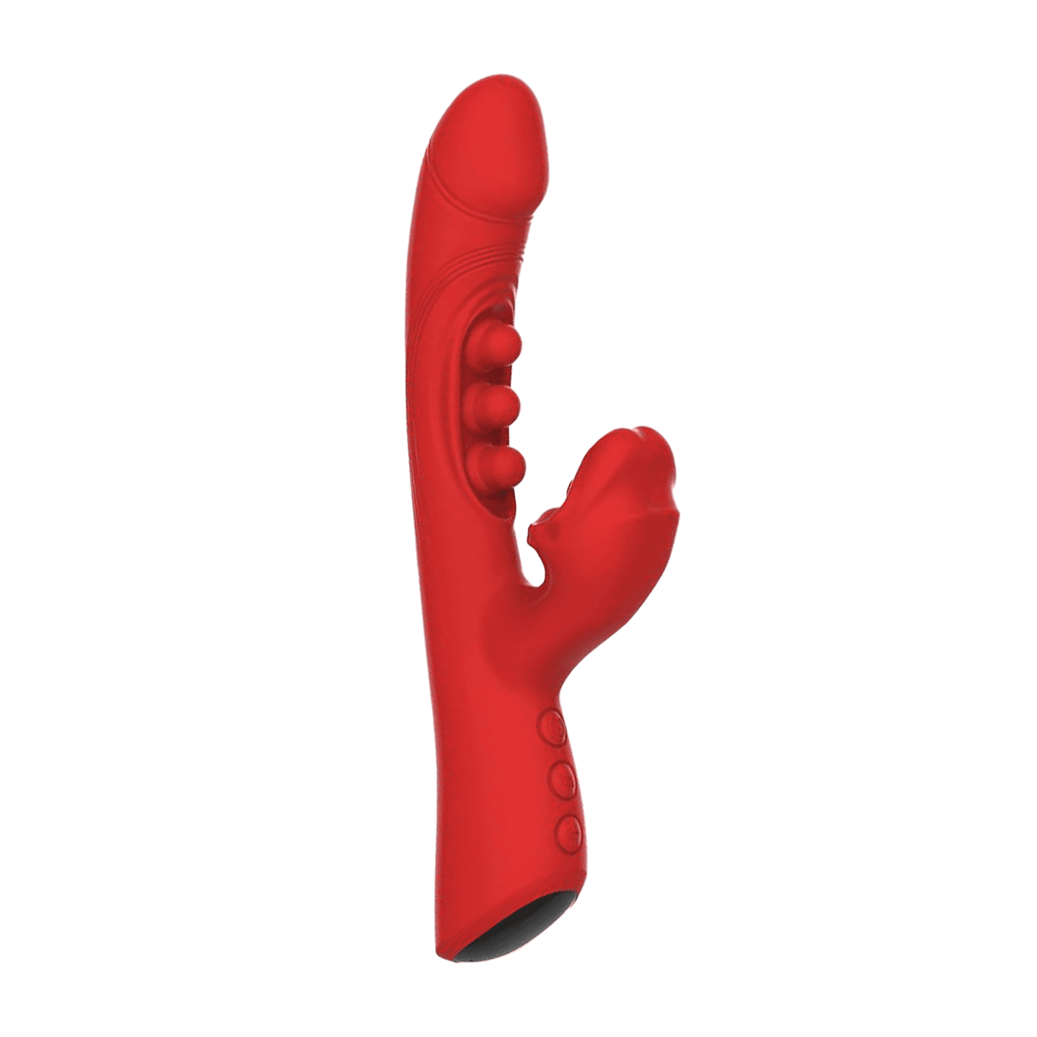 IY - Trixy - Triple Tapping mondvibrator met app-bediening - Rood 2