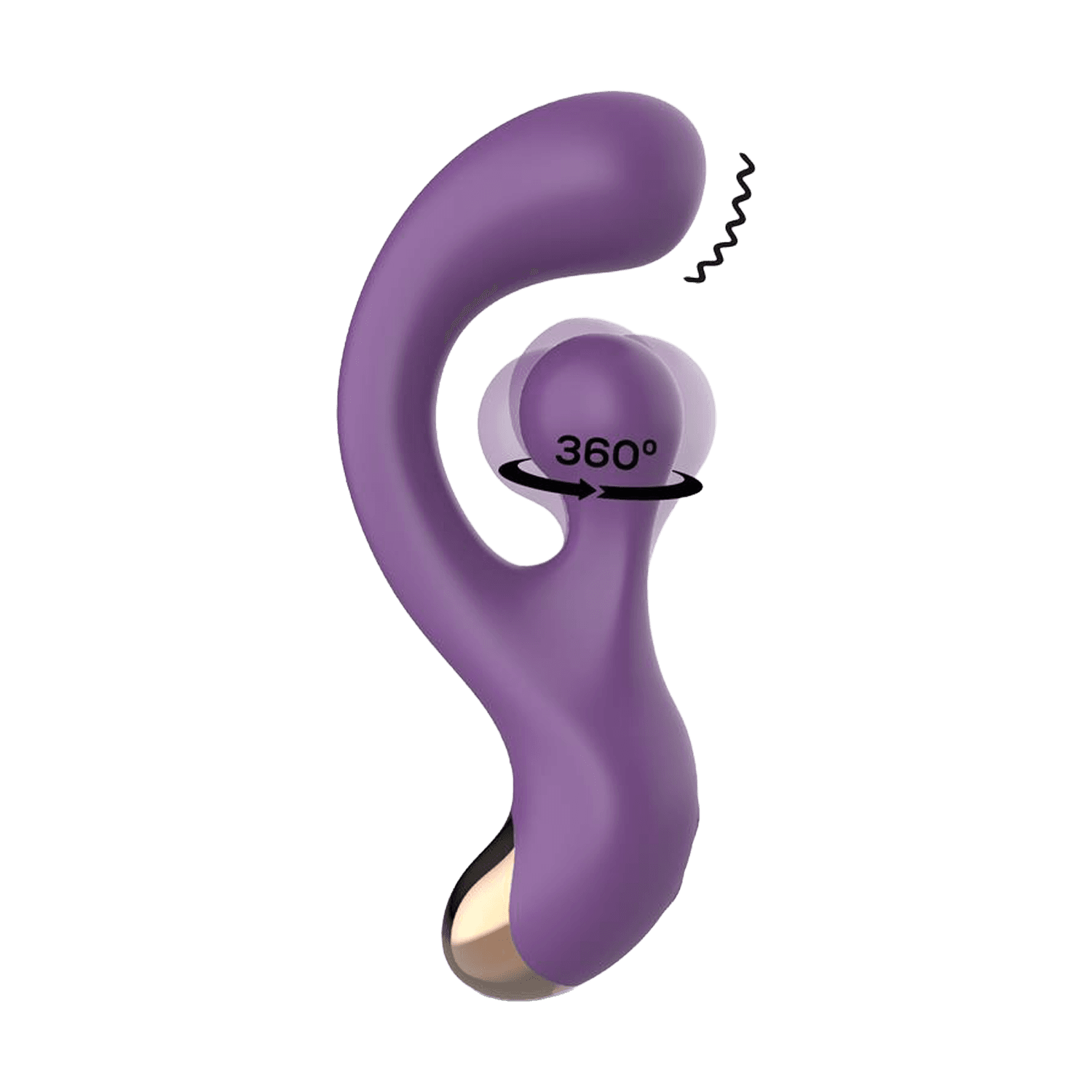 IY - Rolyx - Geavanceerde vibrator die 360° kan draaien – Paars 5