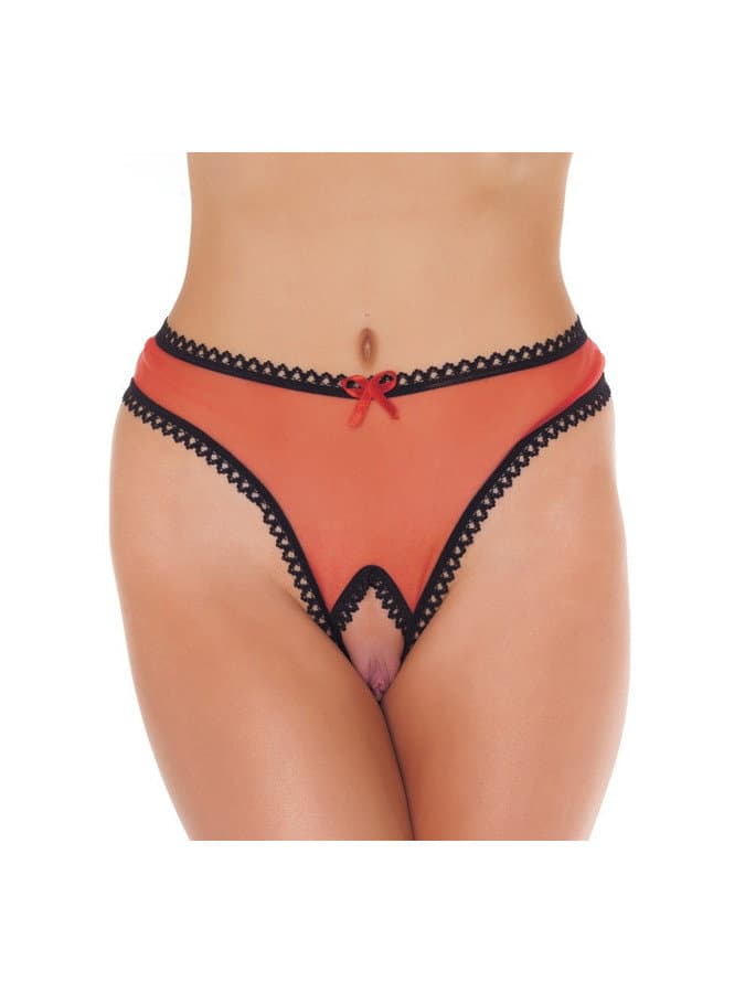 Amorable by Rimba - Open String - One Size - Rood (art. 1201)