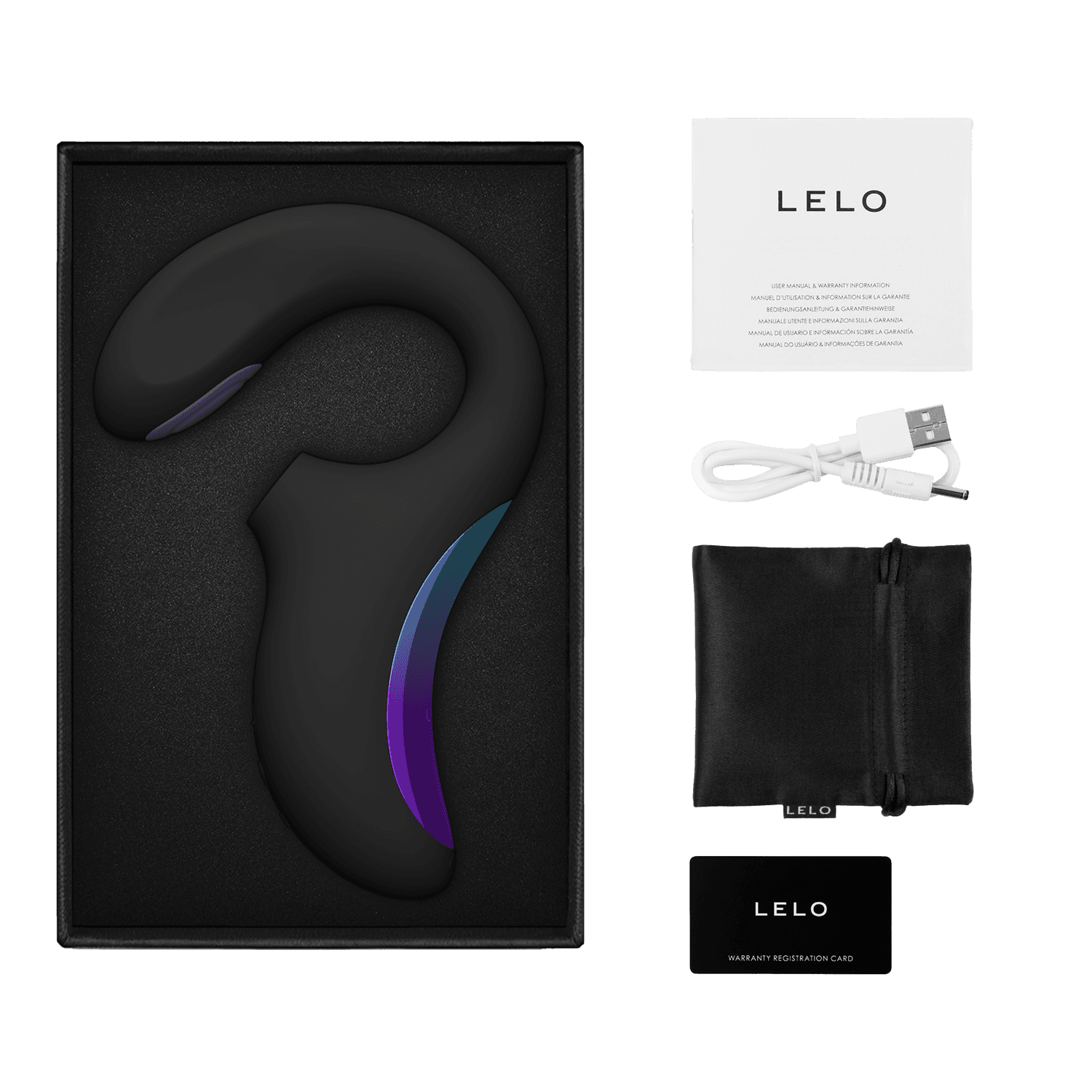 LELO - ENIGMA Double Sonic - Drievoudige stimulatie - App-bediening - Zwart 9