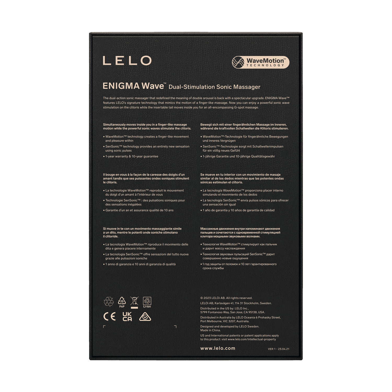 LELO - ENIGMA Wave - Zwart 5