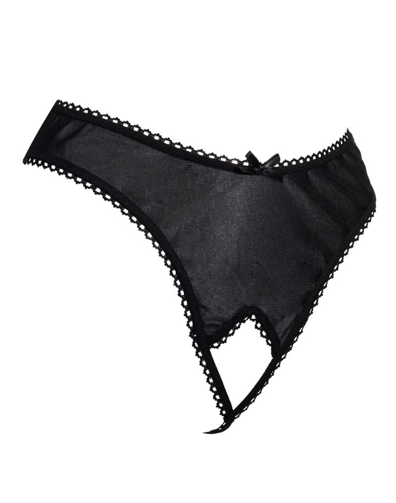 Amorable by Rimba - Open String - One Size - Zwart (art. 1203) 5
