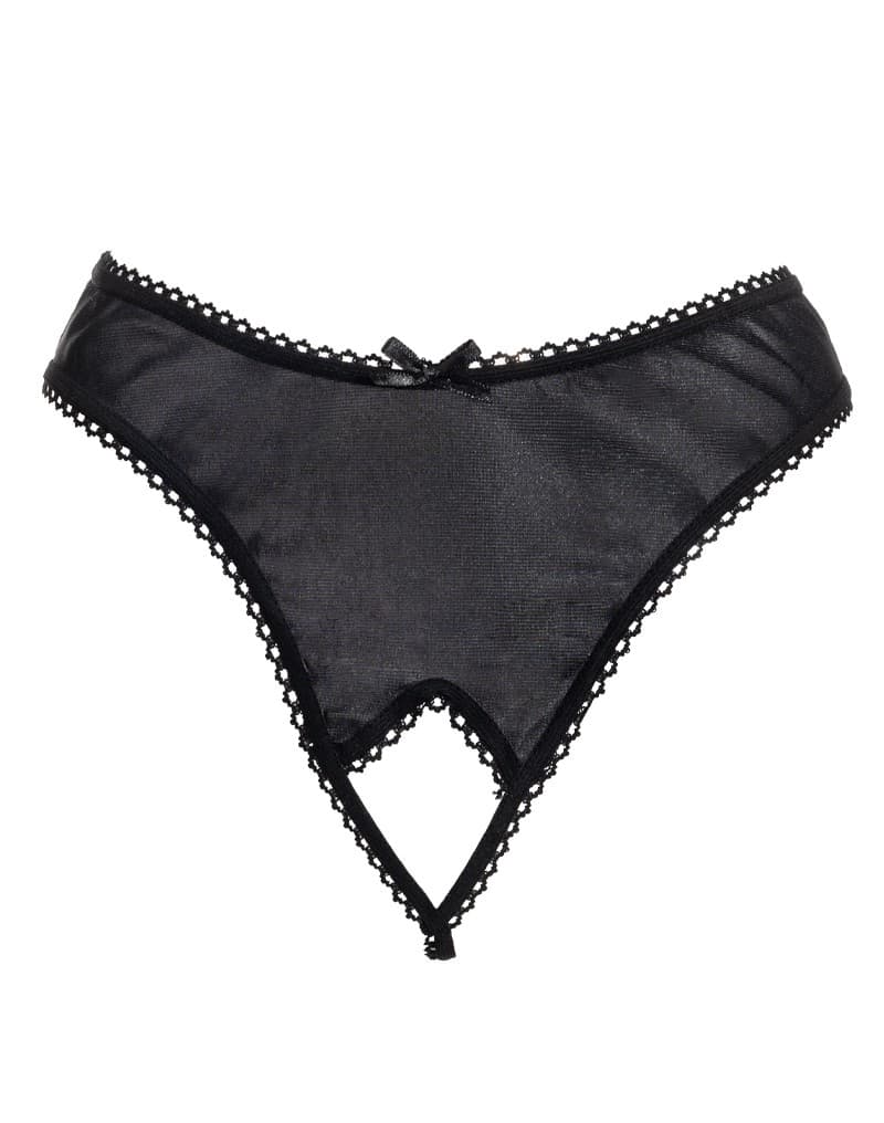 Amorable by Rimba - Open String - One Size - Zwart (art. 1203) 4