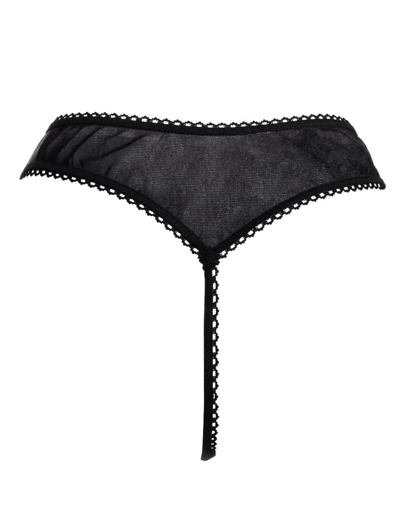 Amorable by Rimba - Open String - One Size - Zwart (art. 1203) 6