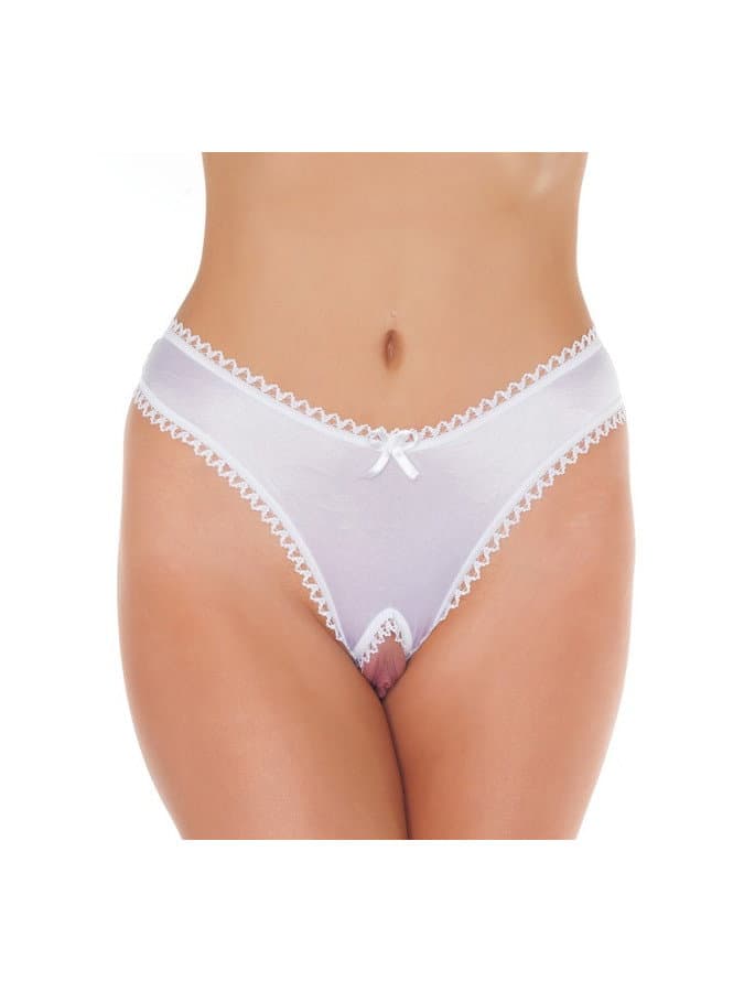 Amorable by Rimba - Open String - One Size - Wit (art. 1205) 1
