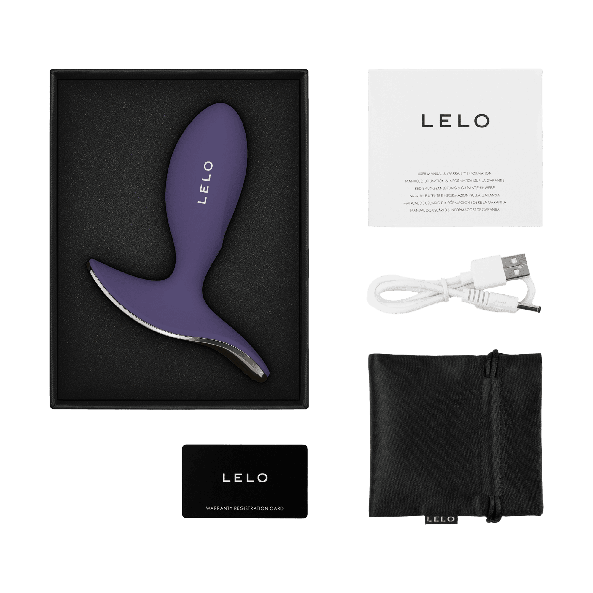 LELO Surfer 2 – Unisex vibrerende anale plug – Paars 6