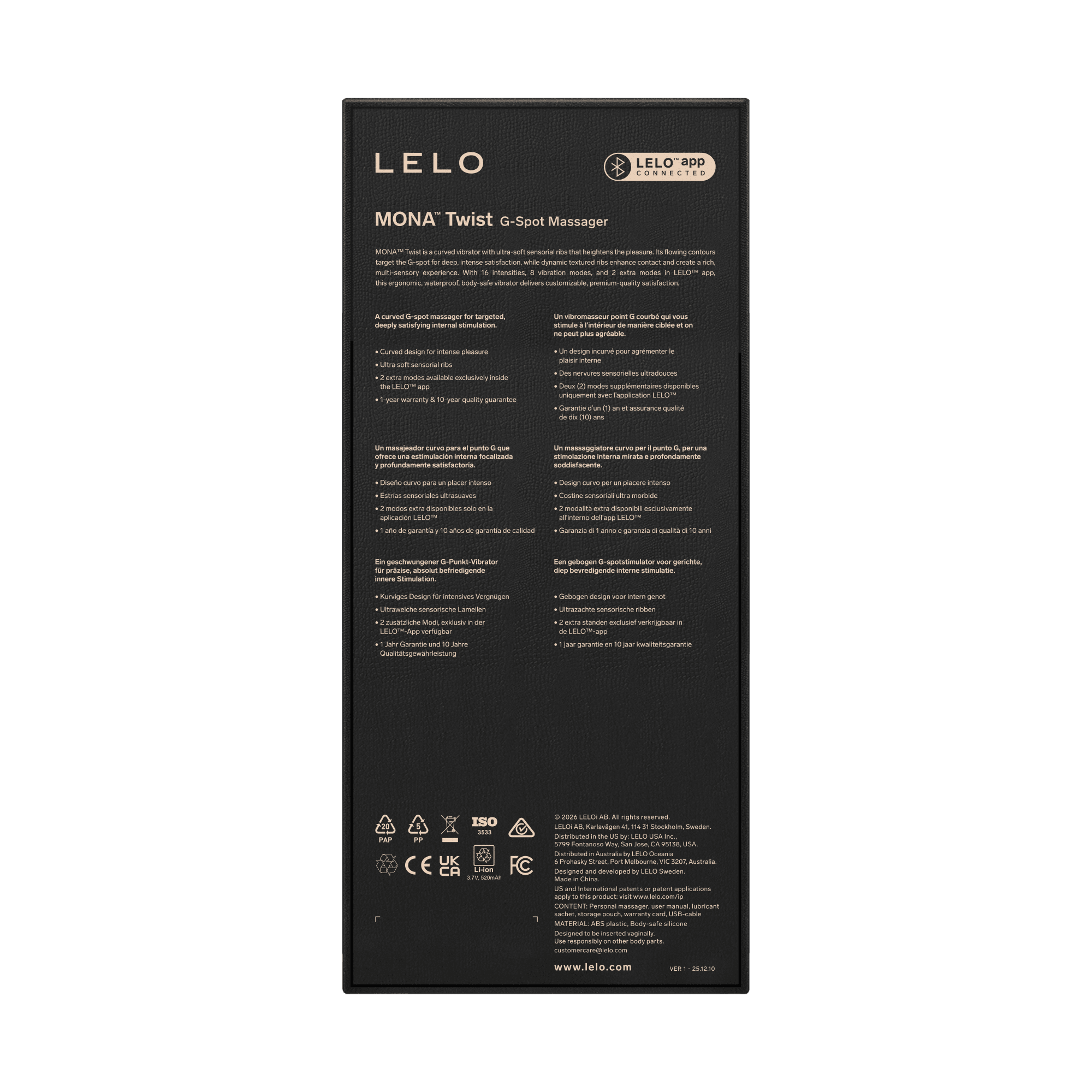 LELO - Mona Twist - G-spotvibrator - Roze 10