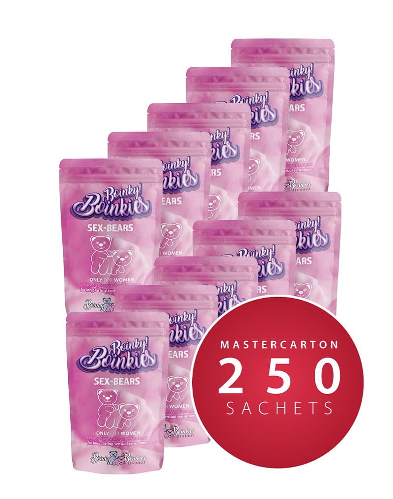 Boinky - Gummy Sex Bears voor vrouwen - Masterdoos 250 stuks 1