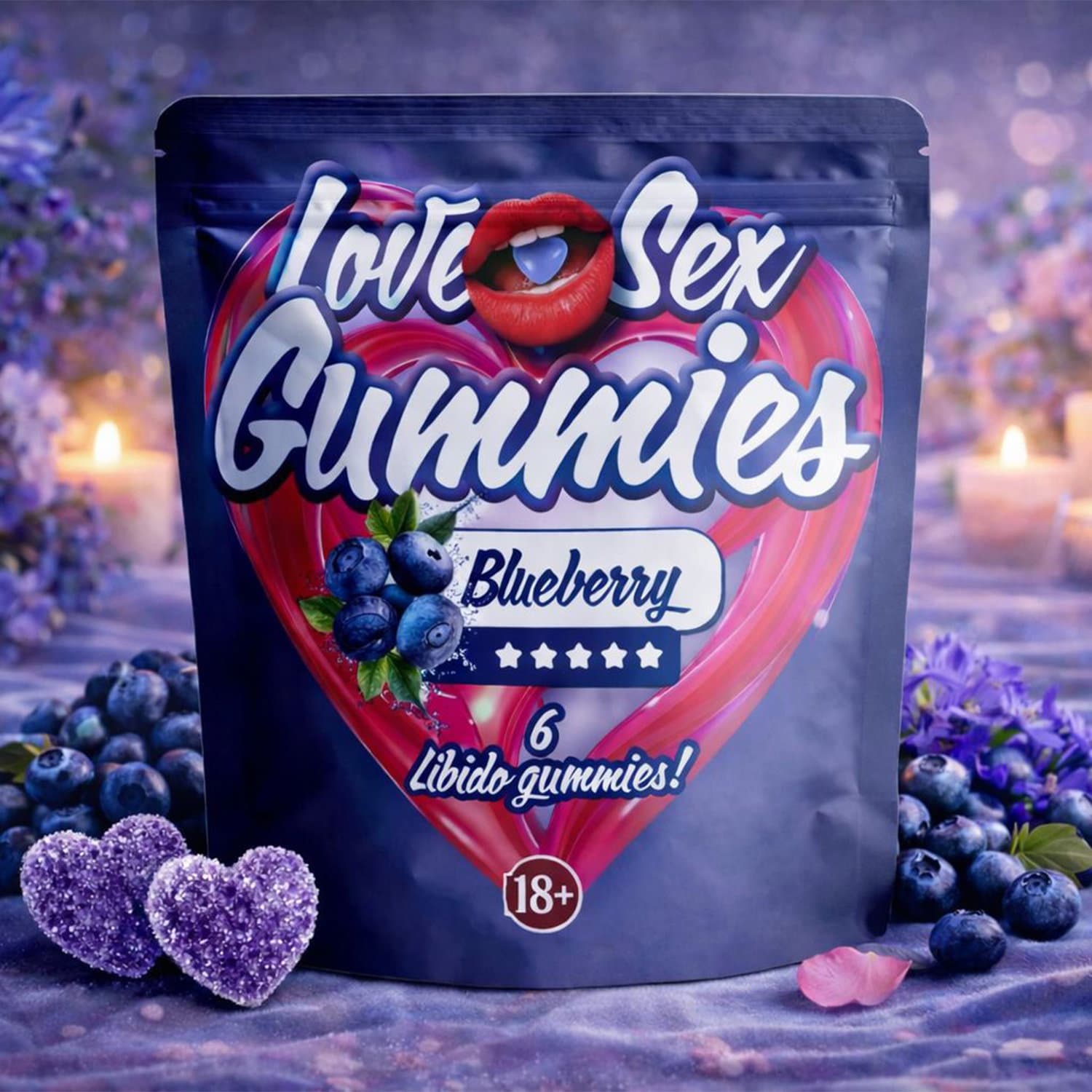 Boinky - Love Sex Gummies - Bosbes 3