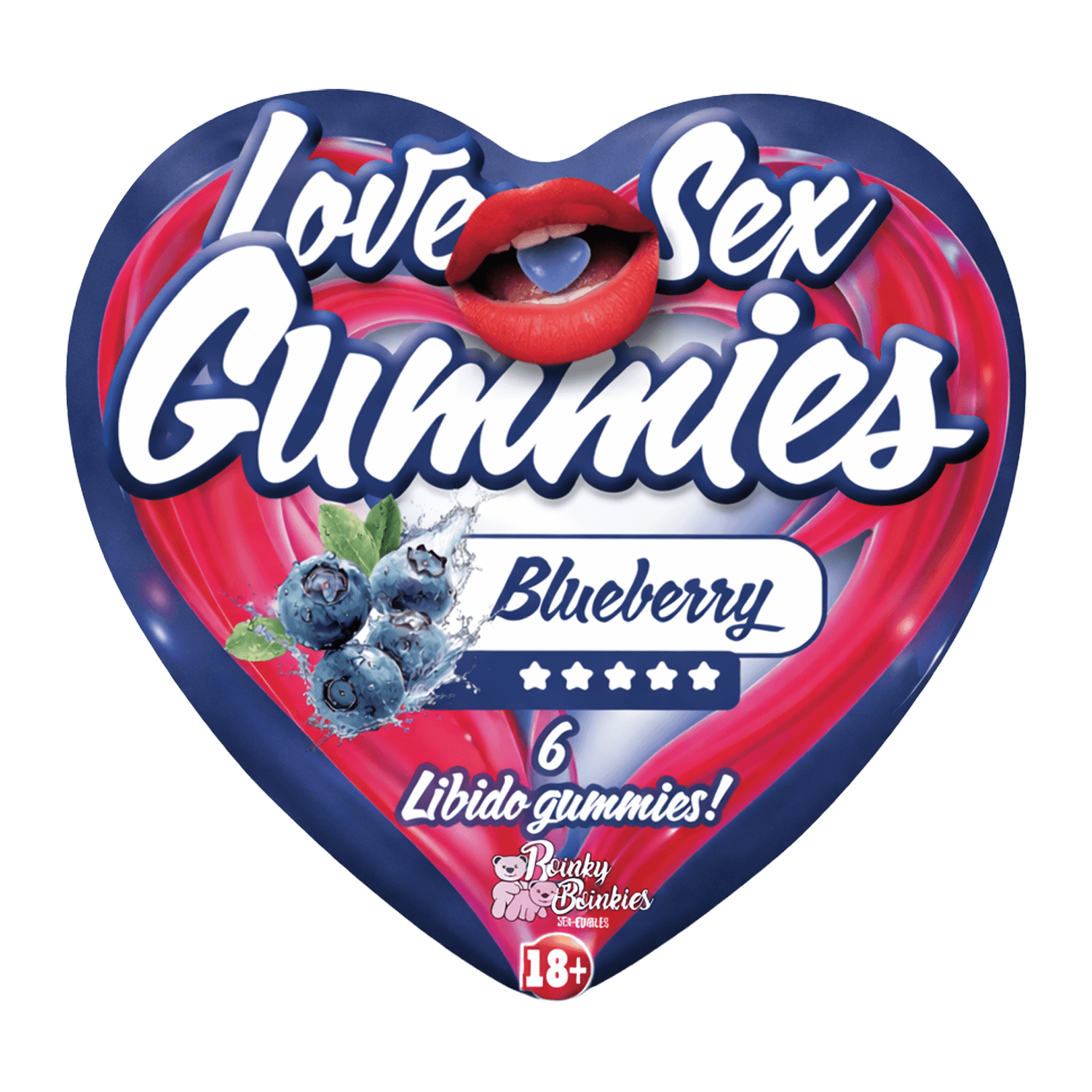 Boinky - Love Sex Gummies - Bosbes - Masterdoos 250 stuks 3