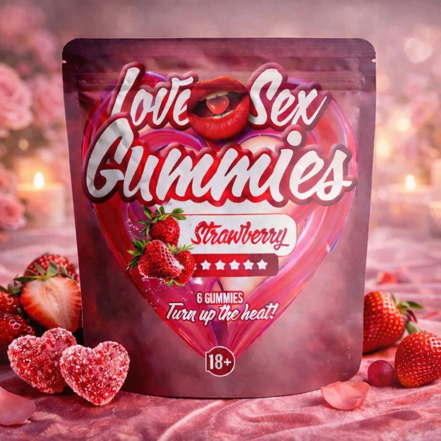 Boinky - Love Sex Gummies - Aardbei - Masterdoos 250 stuks 4