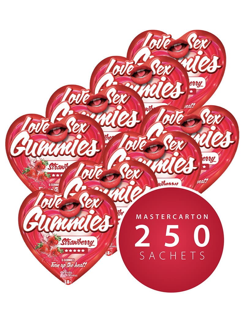 Boinky - Love Sex Gummies - Aardbei - Masterdoos 250 stuks 1