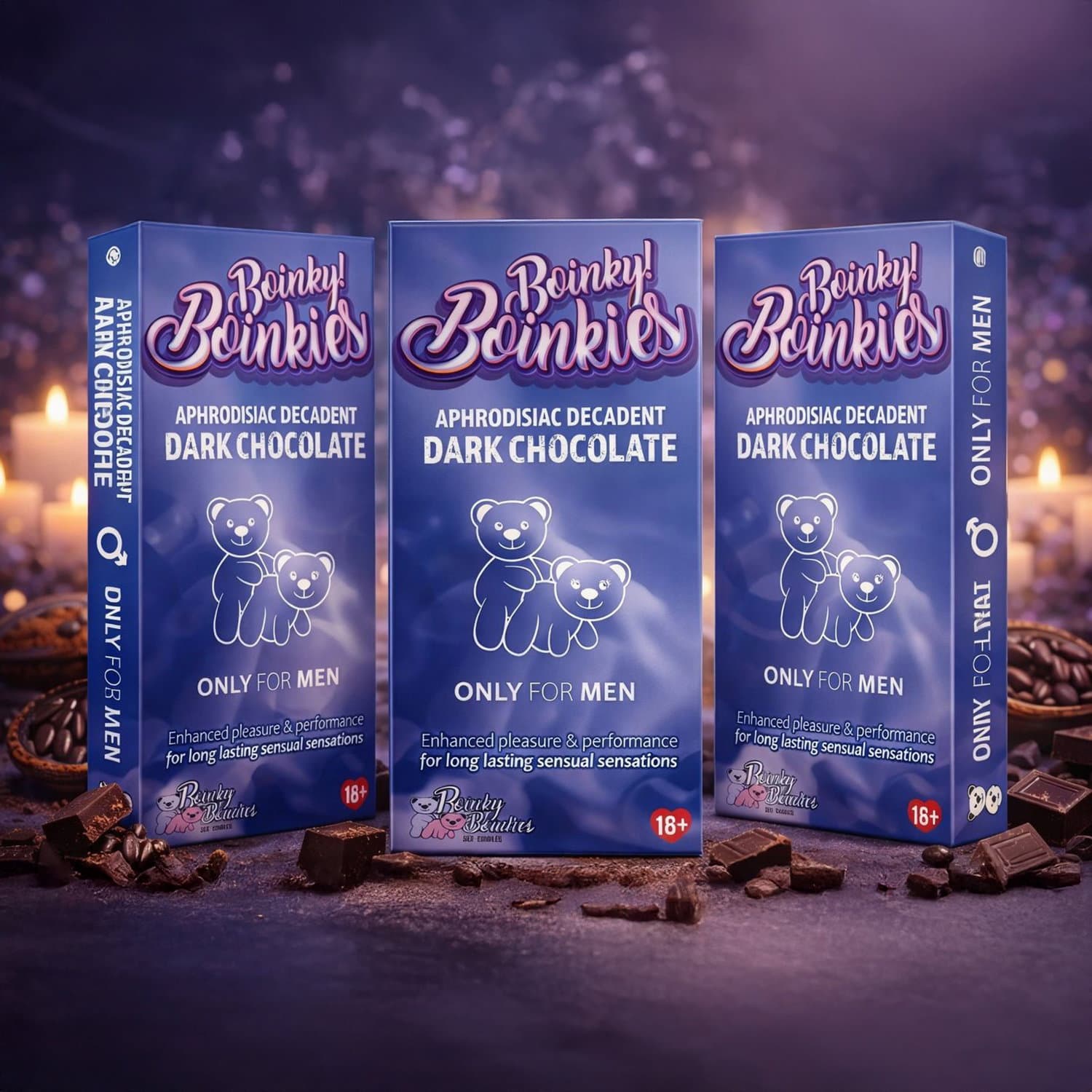 Boinky – Chocolade voor mannen - Display met 10 repen 8