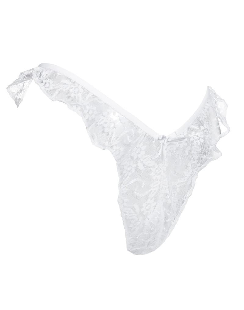 Amorable by Rimba - Open Brazilian Slip - One Size - Wit 4
