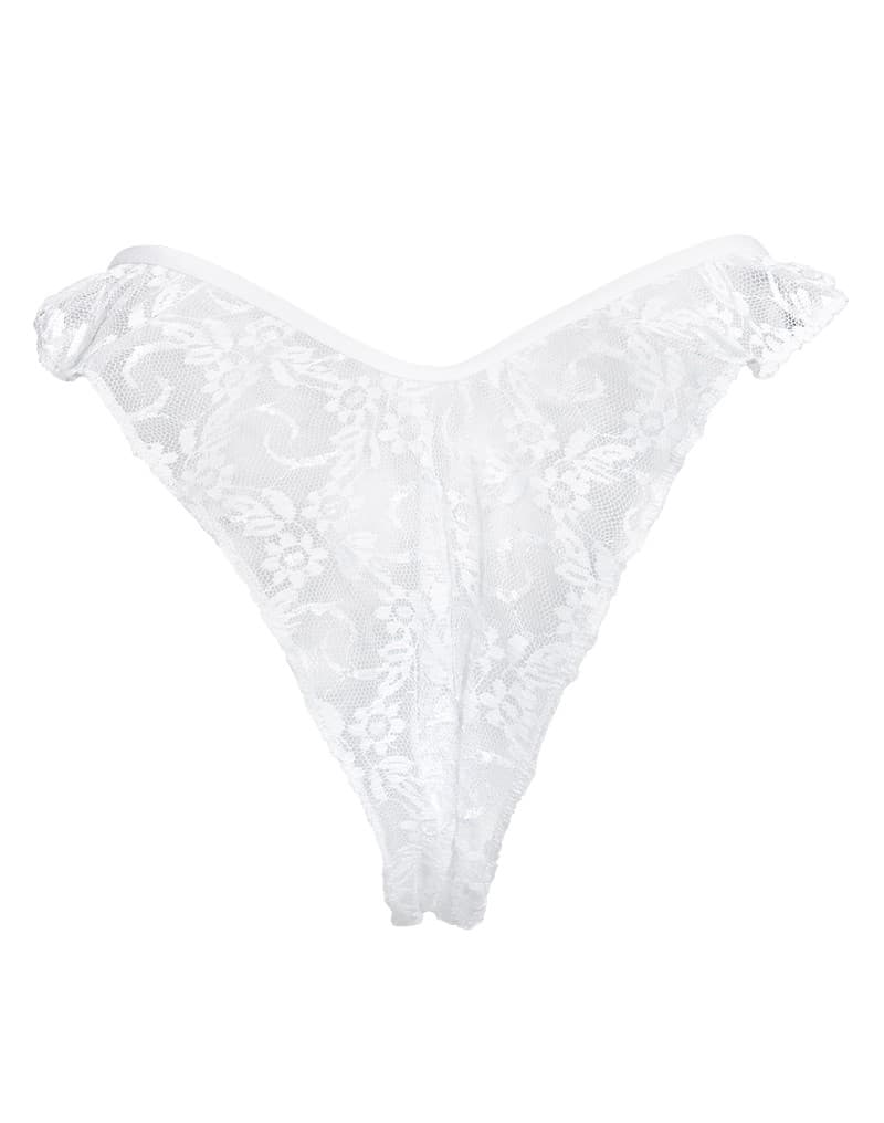 Amorable by Rimba - Open Brazilian Slip - One Size - Wit 5
