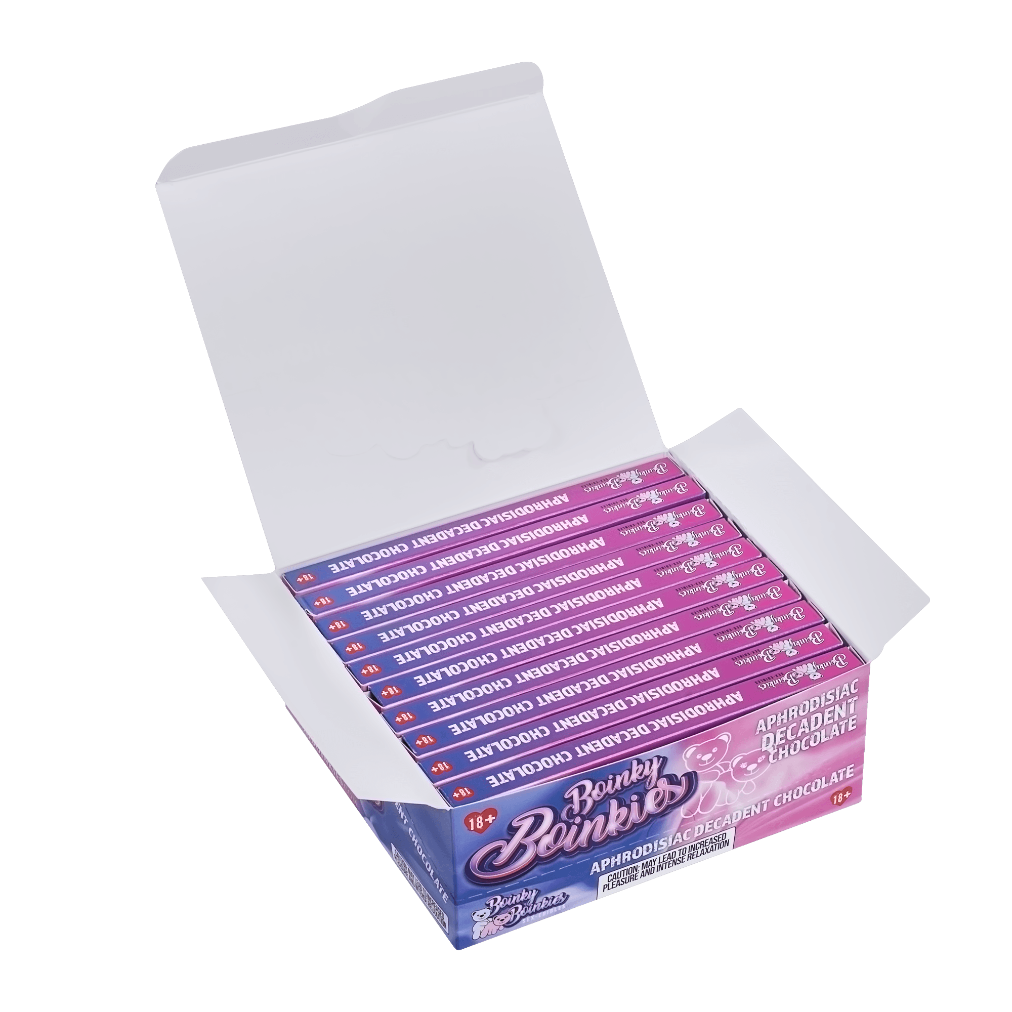 Boinky - Chocolate Love - Display met 10 repen 2