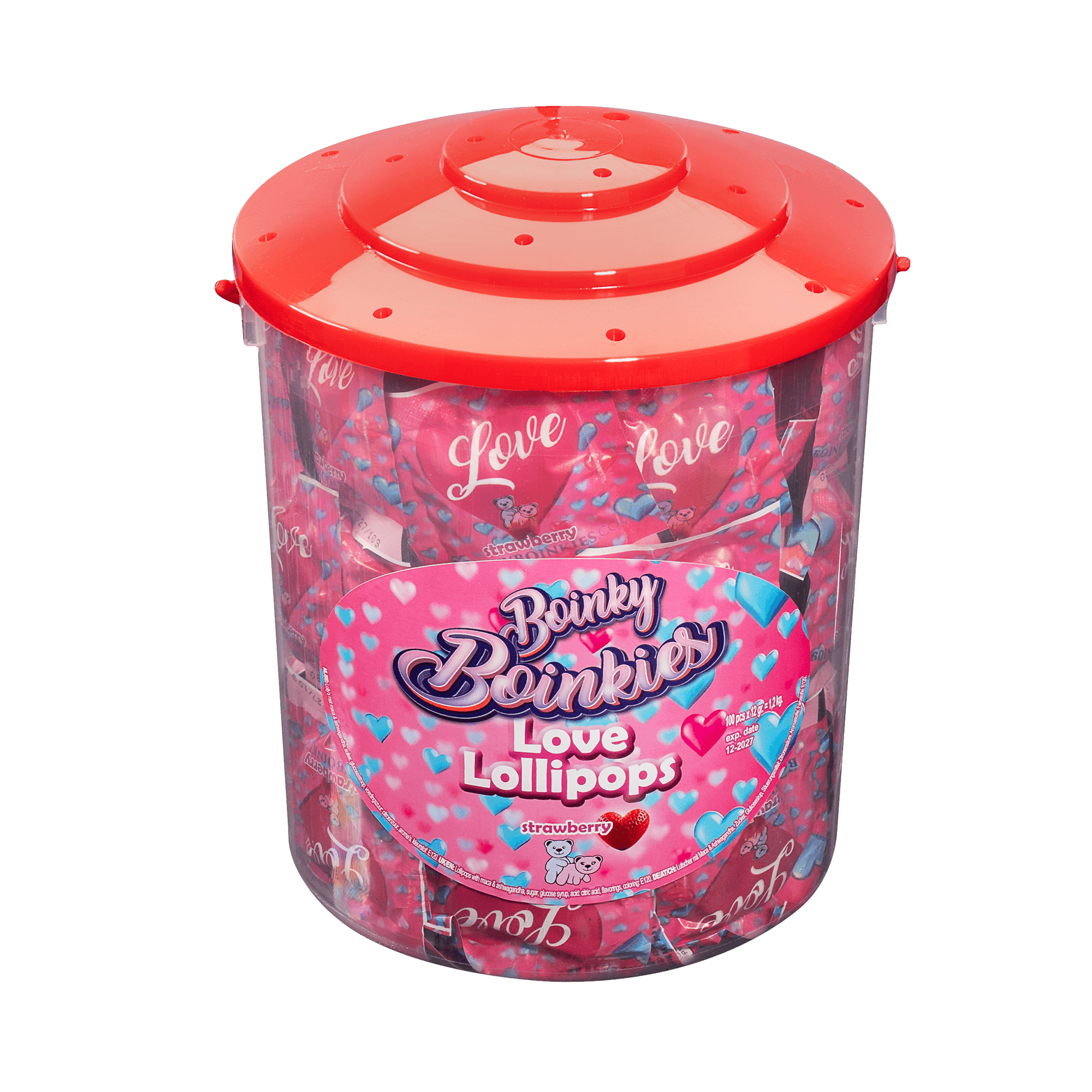 Boinky - Lolly's Roze Emmer - 100 stuks 2