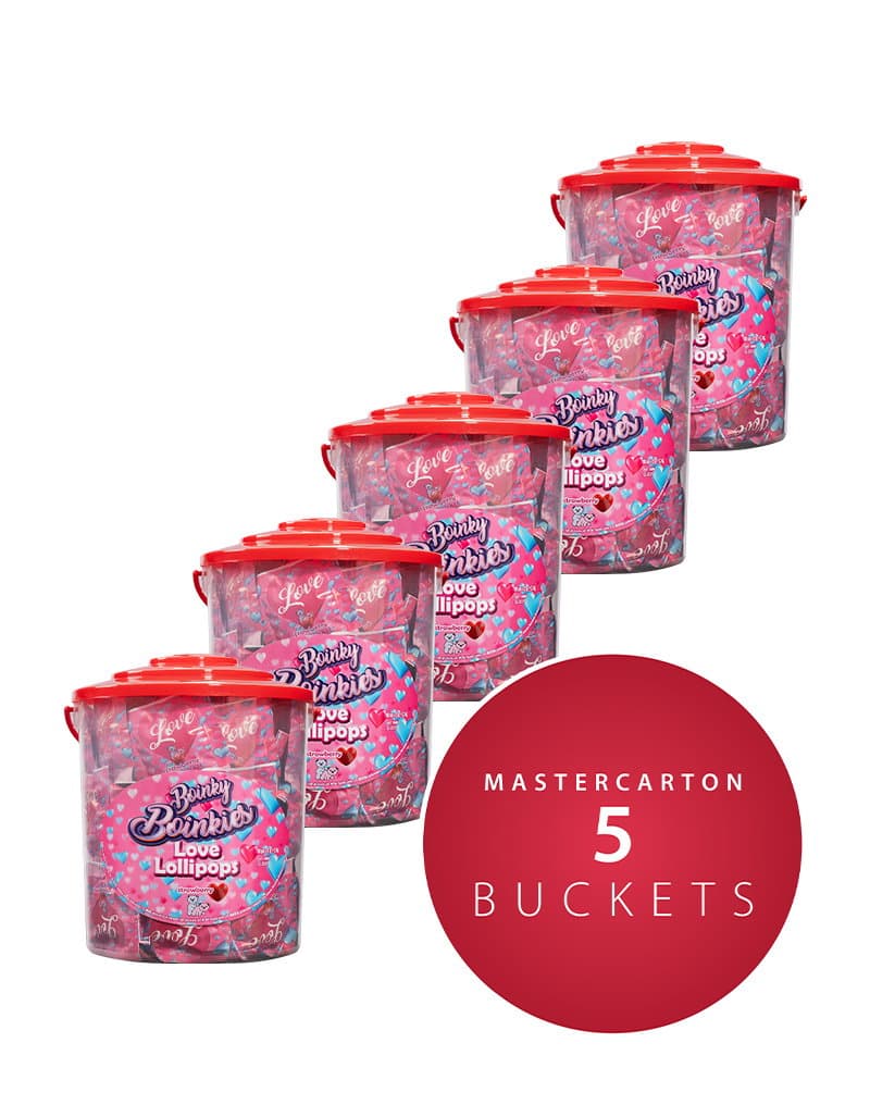 Boinky - Lolly's Roze Emmer - 100 stuks - 5 emmers