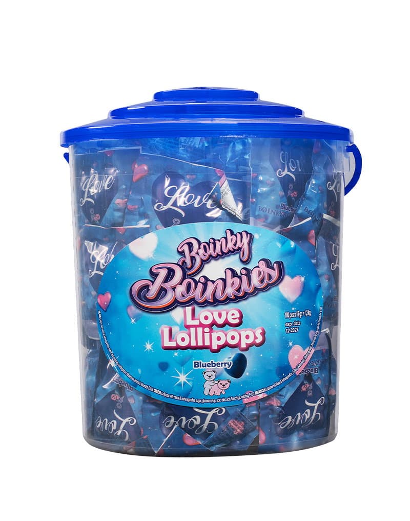 Boinky - Lolly's Blue Bucket - 100 stuks