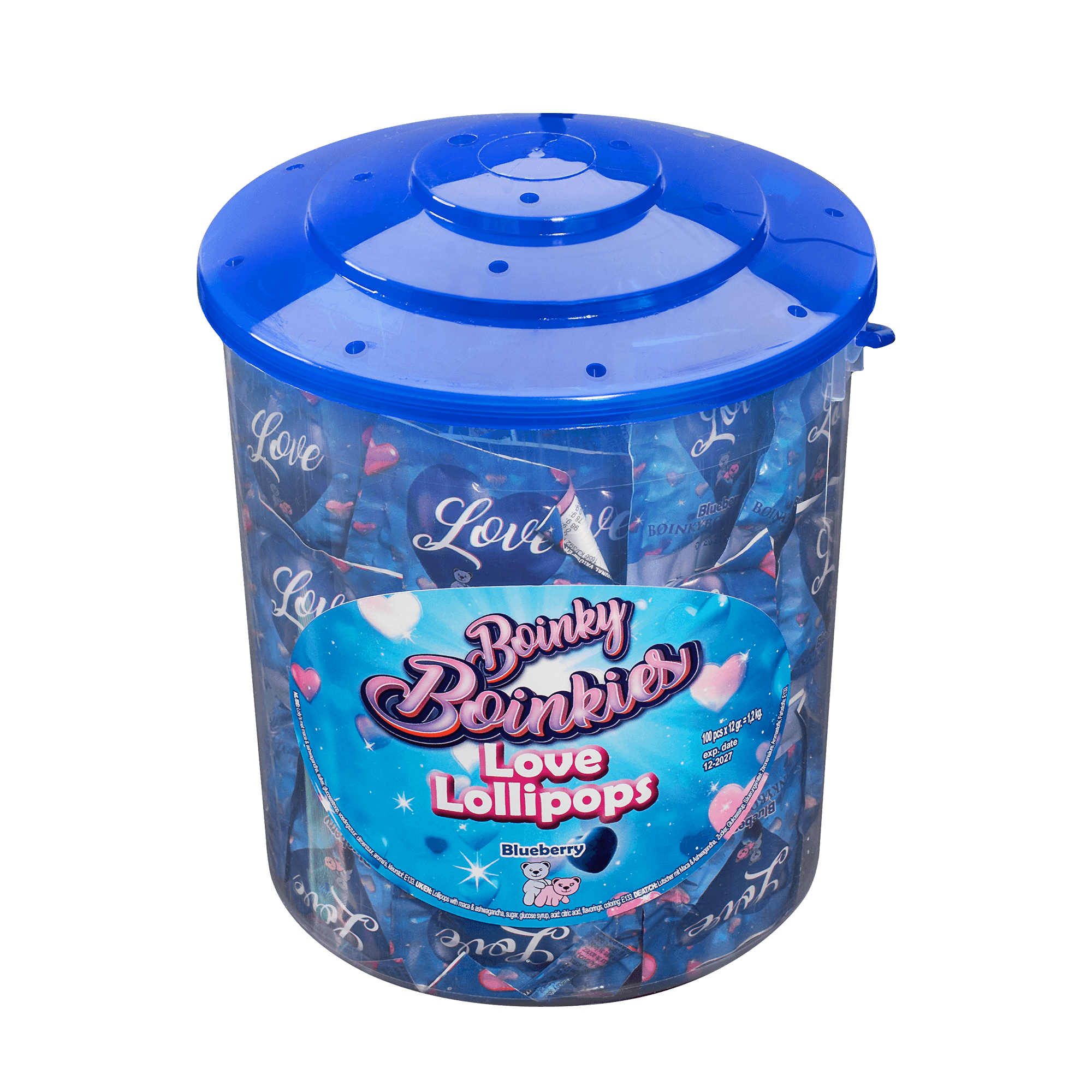 Boinky - Lolly's Blue Bucket - 100 stuks 2