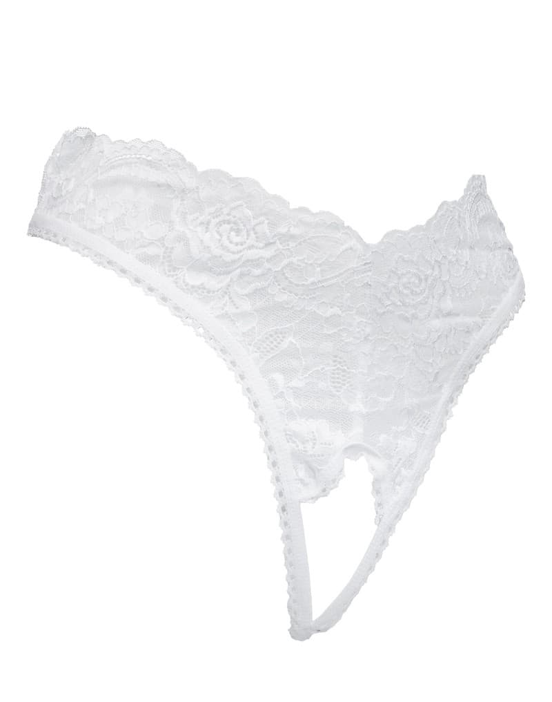 Amorable by Rimba - Open String - One Size - Wit (art. 1252) 5