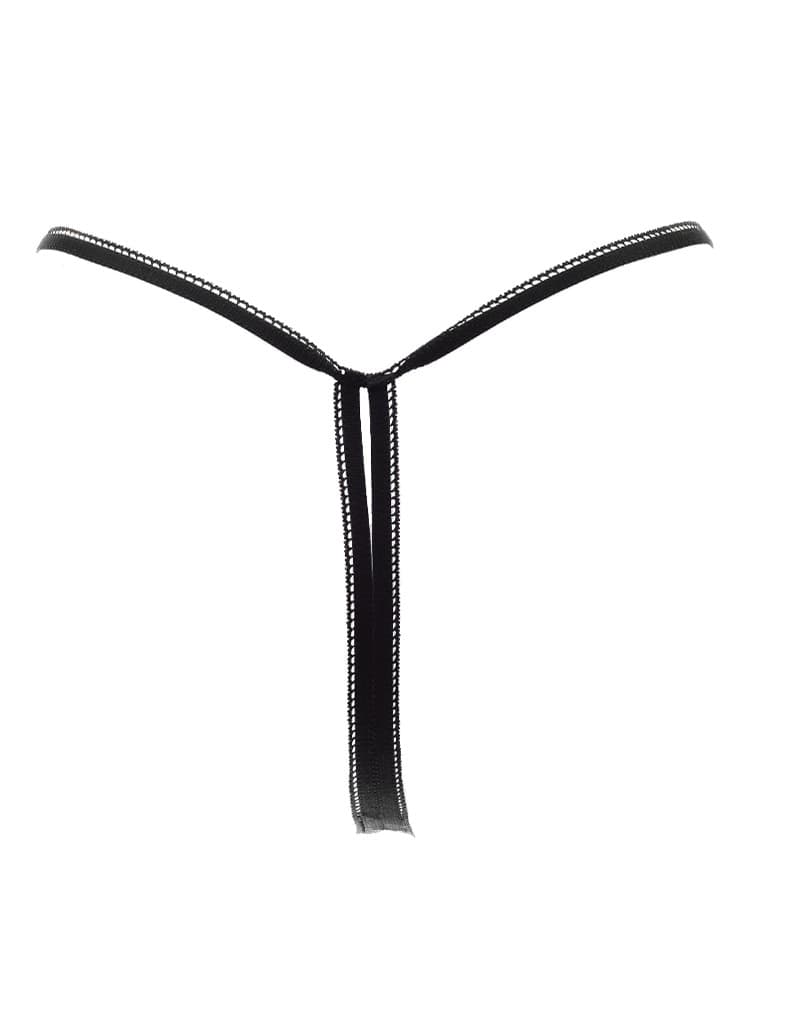 Amorable by Rimba - Open String - One Size - Zwart (art. 1272) 6