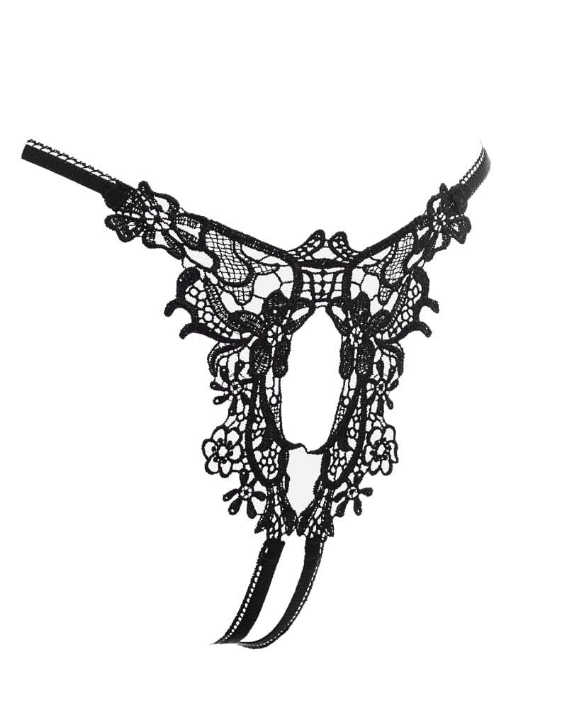 Amorable by Rimba - Open String - One Size - Zwart (art. 1272) 5