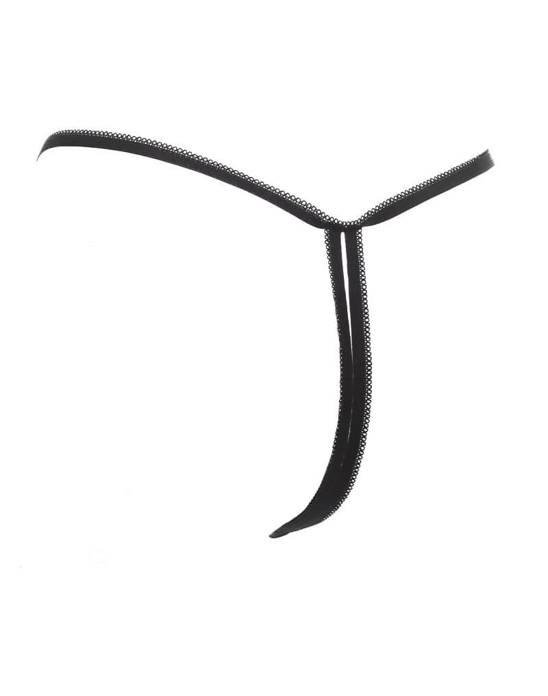 Amorable by Rimba - Open String - One Size - Zwart (art. 1277) 7