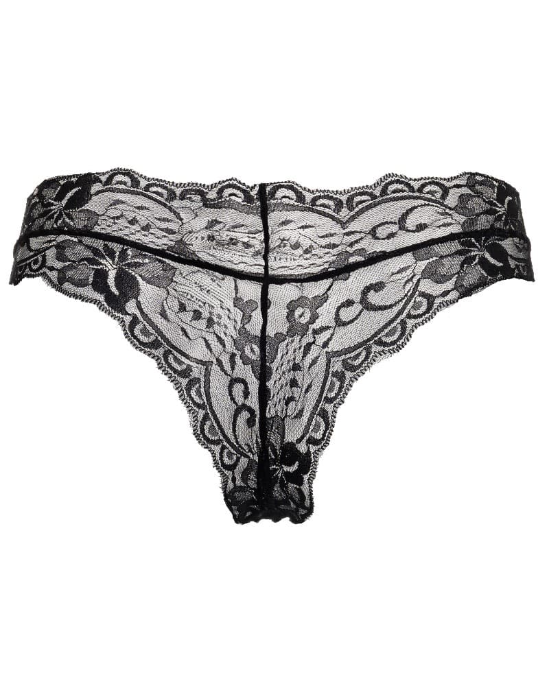 Amorable by Rimba - Slip - One Size - Zwart / Wit 6
