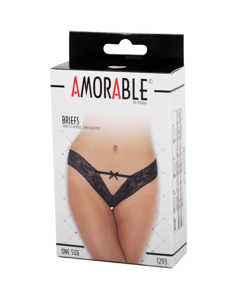 Amorable by Rimba - Slip - One Size - Zwart 2