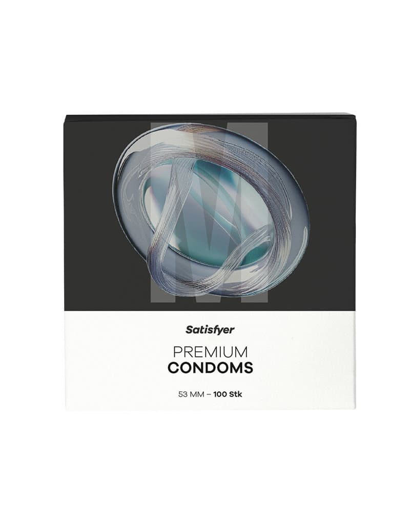 Satisfyer - Condooms - Maat 53 (M) - 100 stuks 1