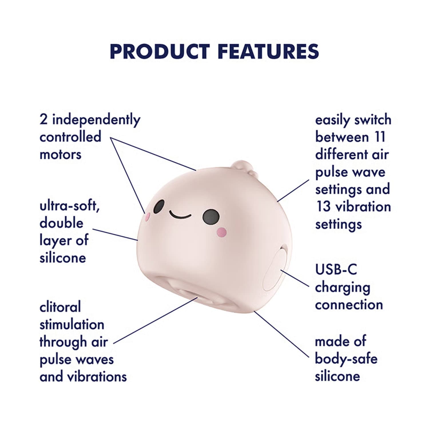 Satisfyer - Mochi - Luchtpulsvibrator - Beige 4