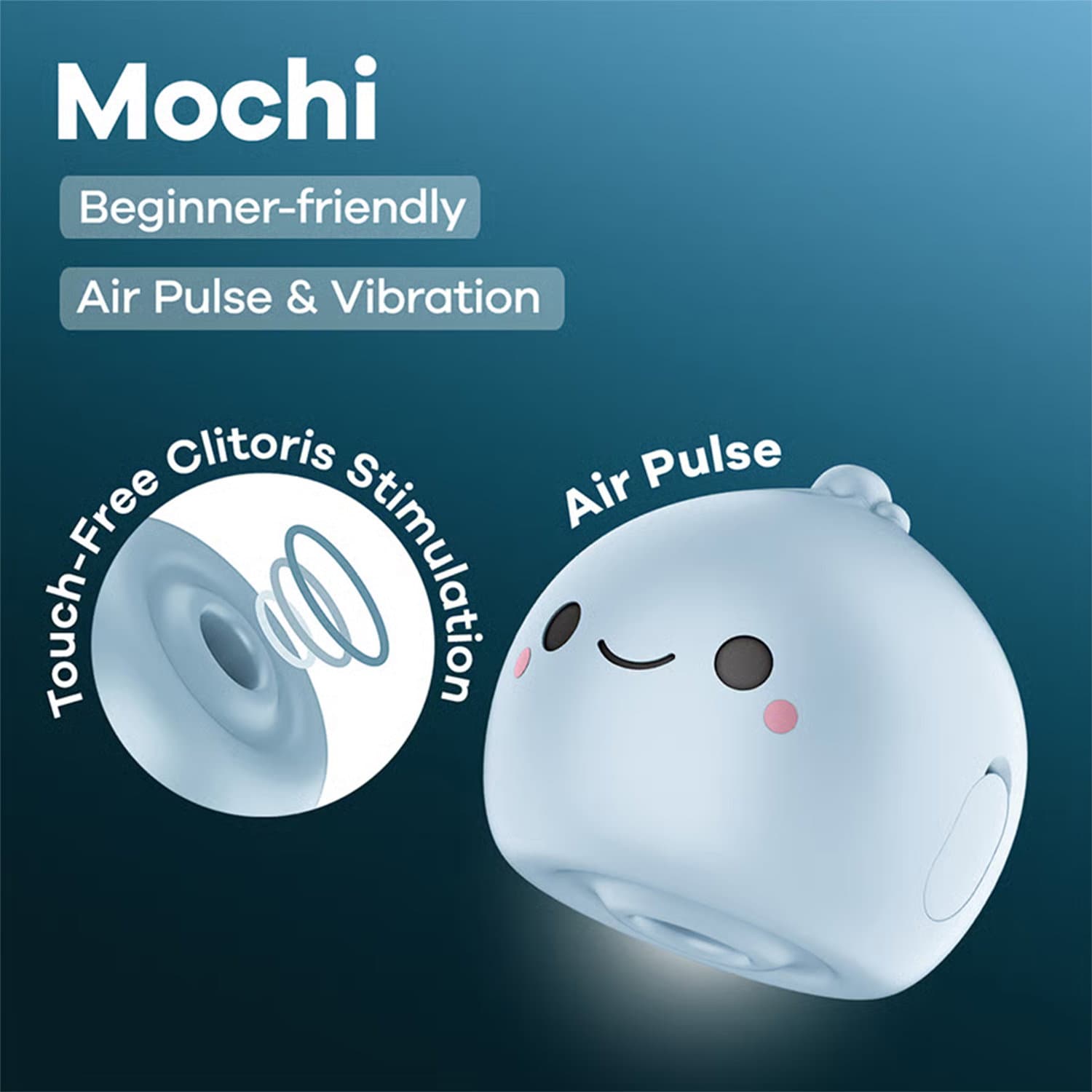 Satisfyer - Mochi - Luchtpulsvibrator - Frost Blue 5