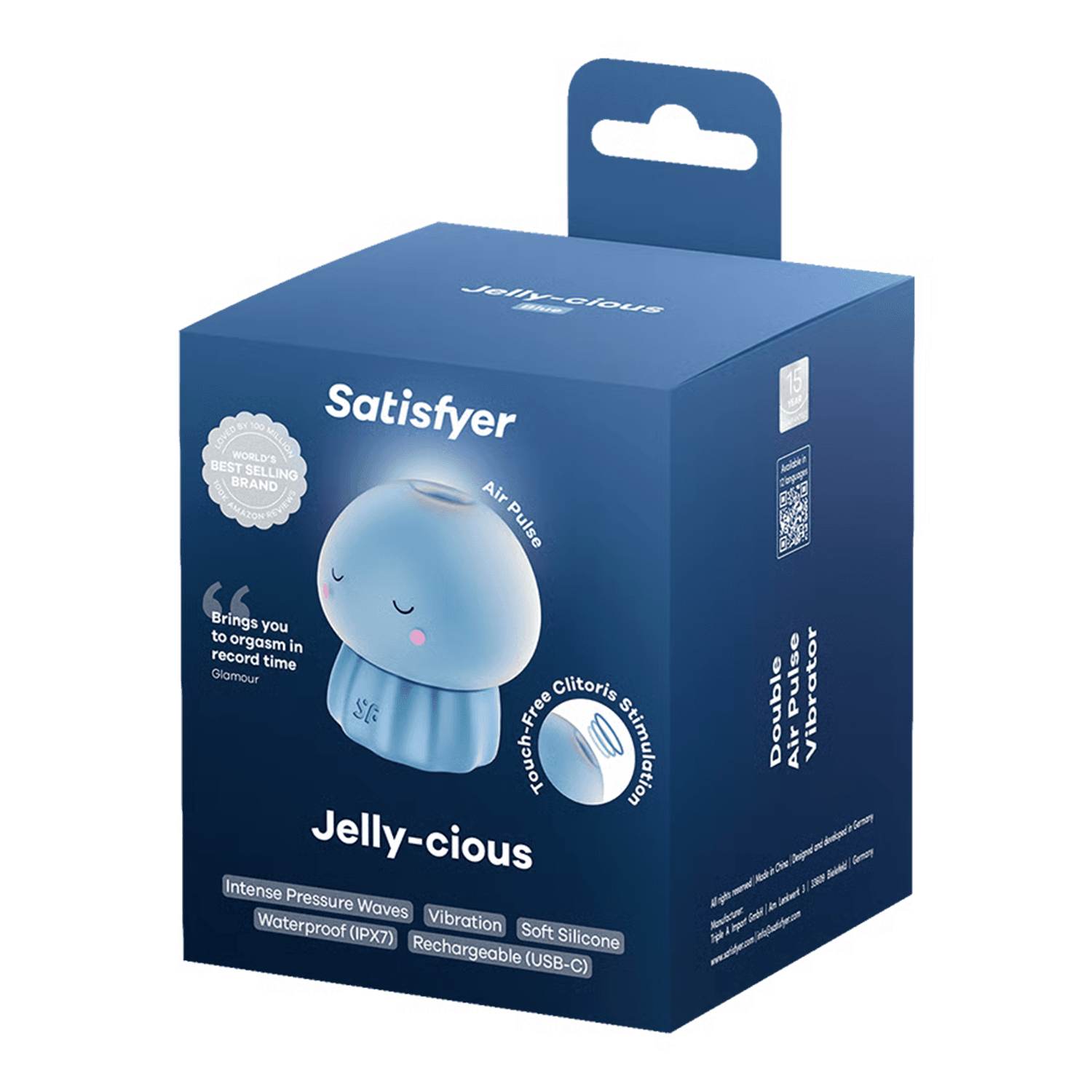 Satisfyer - Jelly-cious - Luchtpulsvibrator - Blauw 5