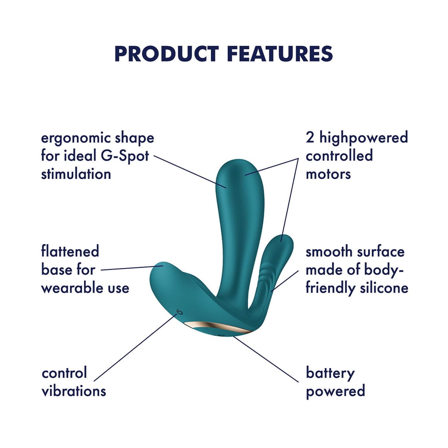Satisfyer - Battery Series - Top Secret+ - G-Spot Vibrator - Flessengroen 9