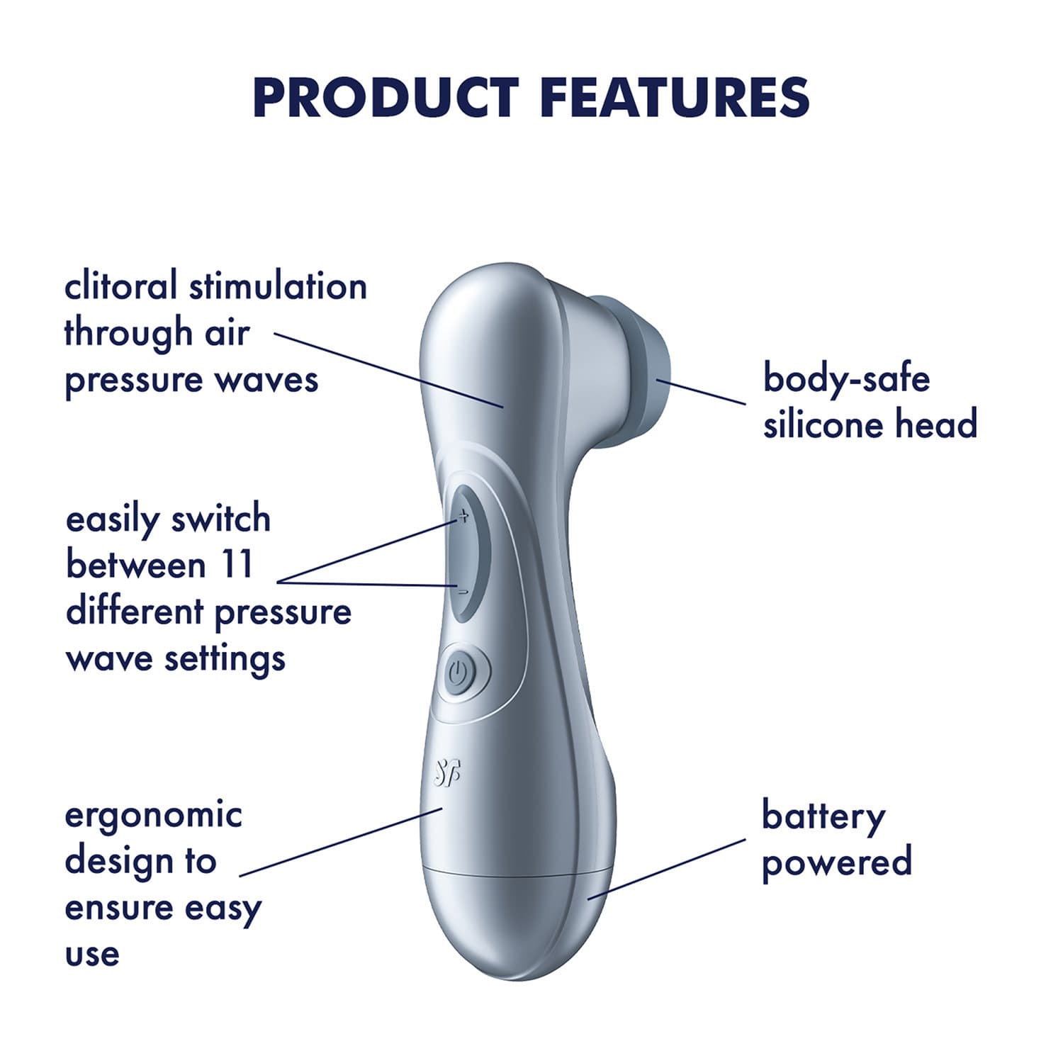 Satisfyer - Battery Series - Pro 2 Generation 2 - Air Pulse Vibrator - Ice Blue 8