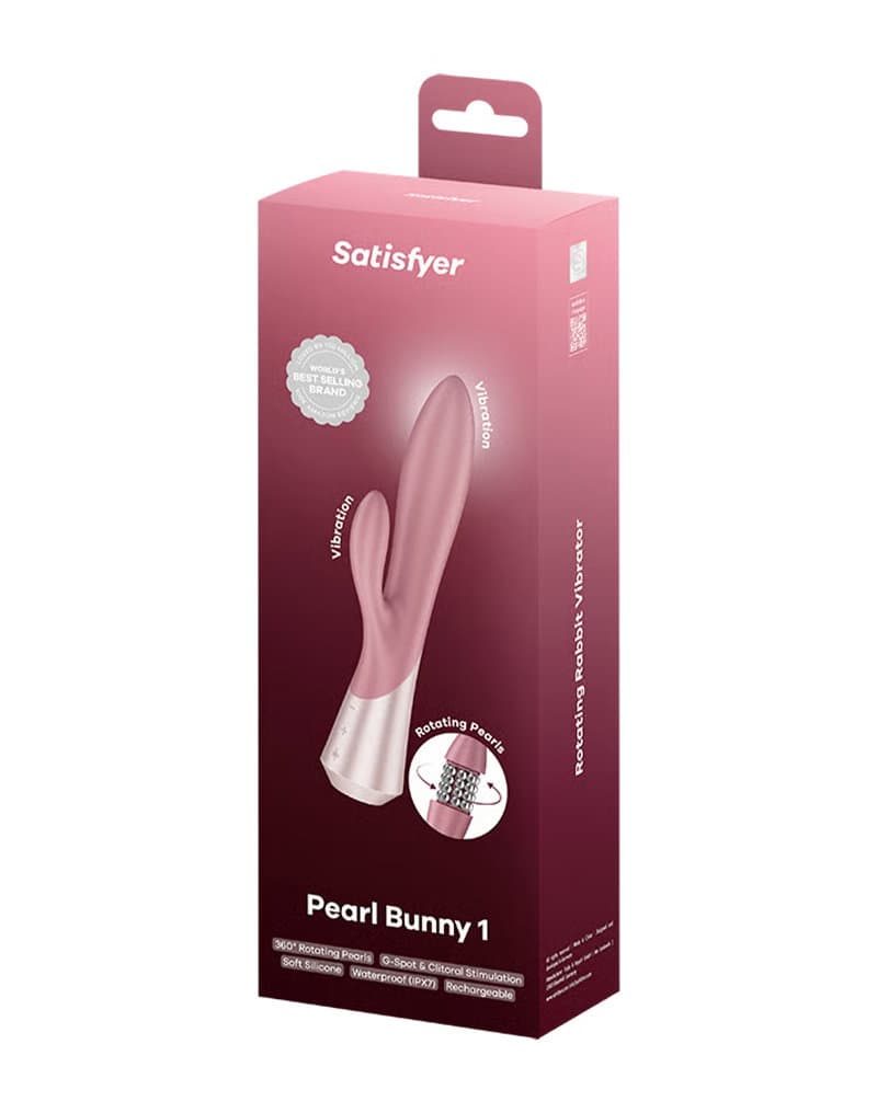 Satisfyer - Pearl Bunny 1 - Roterende Rabbit Vibrator - Terracotta 2