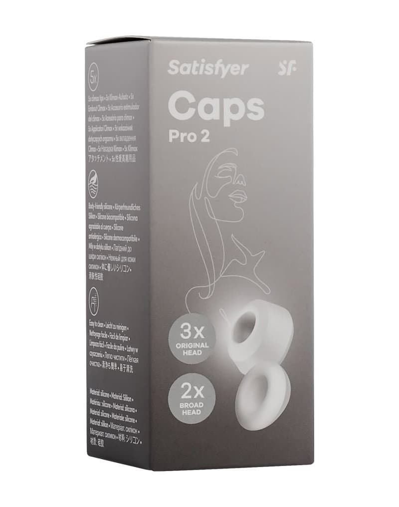 Satisfyer - Caps Pro 2 - Wit 1