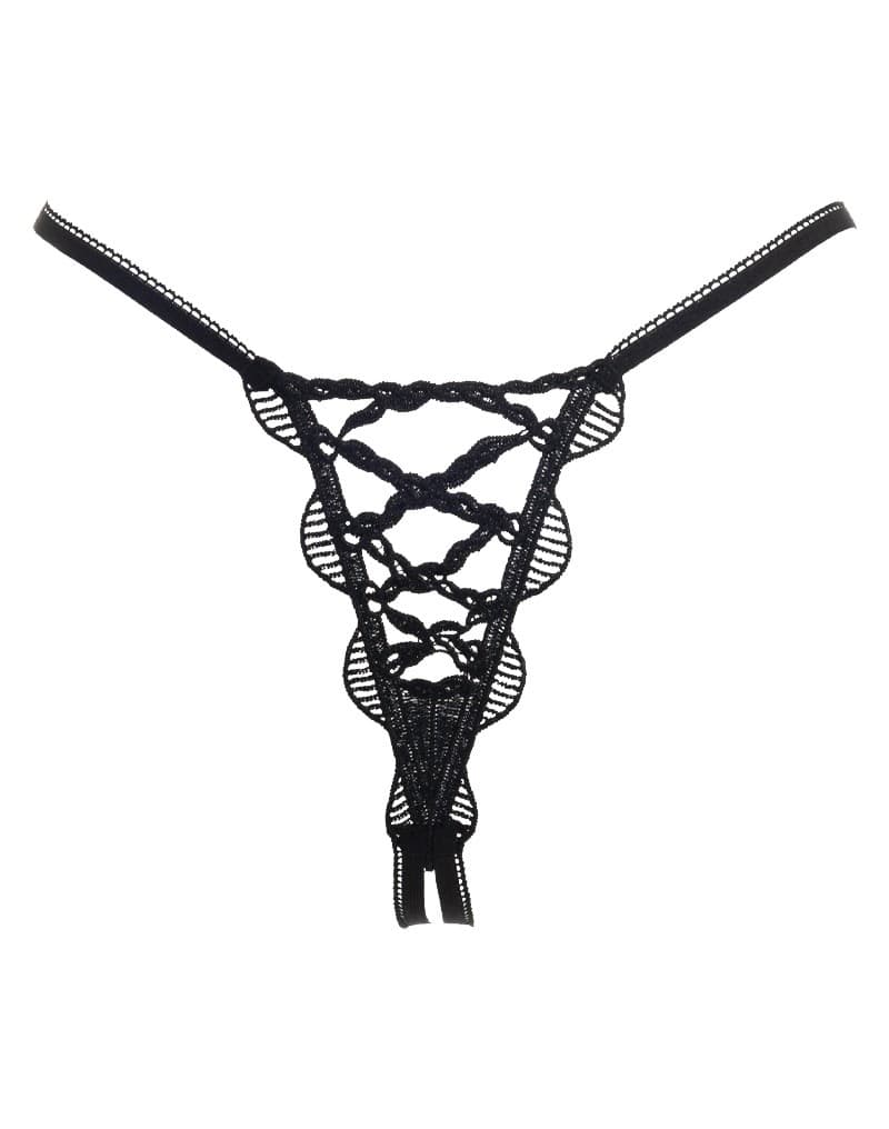 Amorable by Rimba - G-string - One Size - Zwart (art. 1332) 4