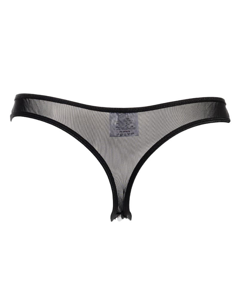 Amorable by Rimba - Open String met parels - One Size - Zwart 6