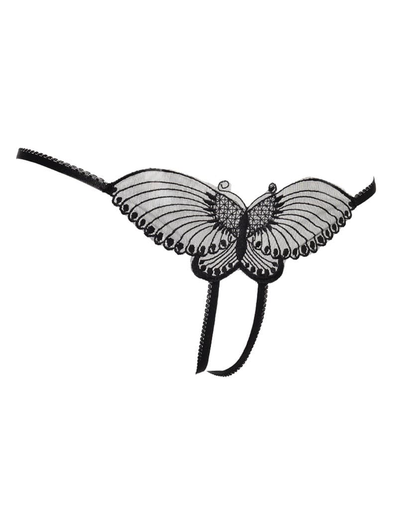Amorable by Rimba - Open String - One Size - Zwart (art. 1352) 4