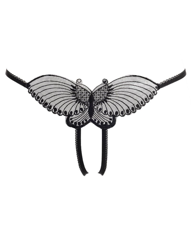 Amorable by Rimba - Open String - One Size - Zwart (art. 1352) 3