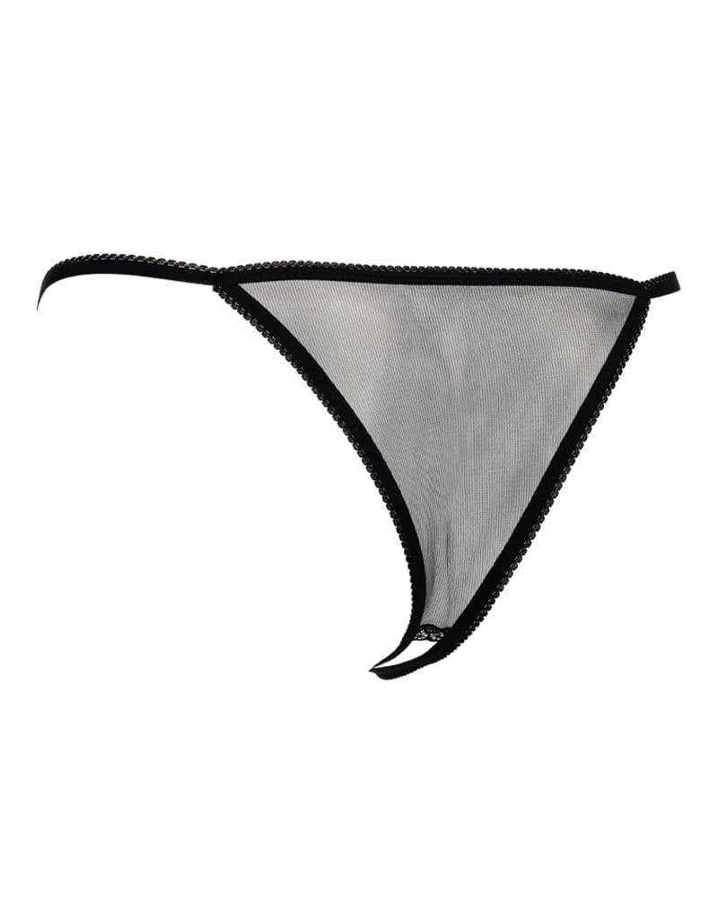 Amorable by Rimba - Open String - One Size - Zwart (art. 1352) 5