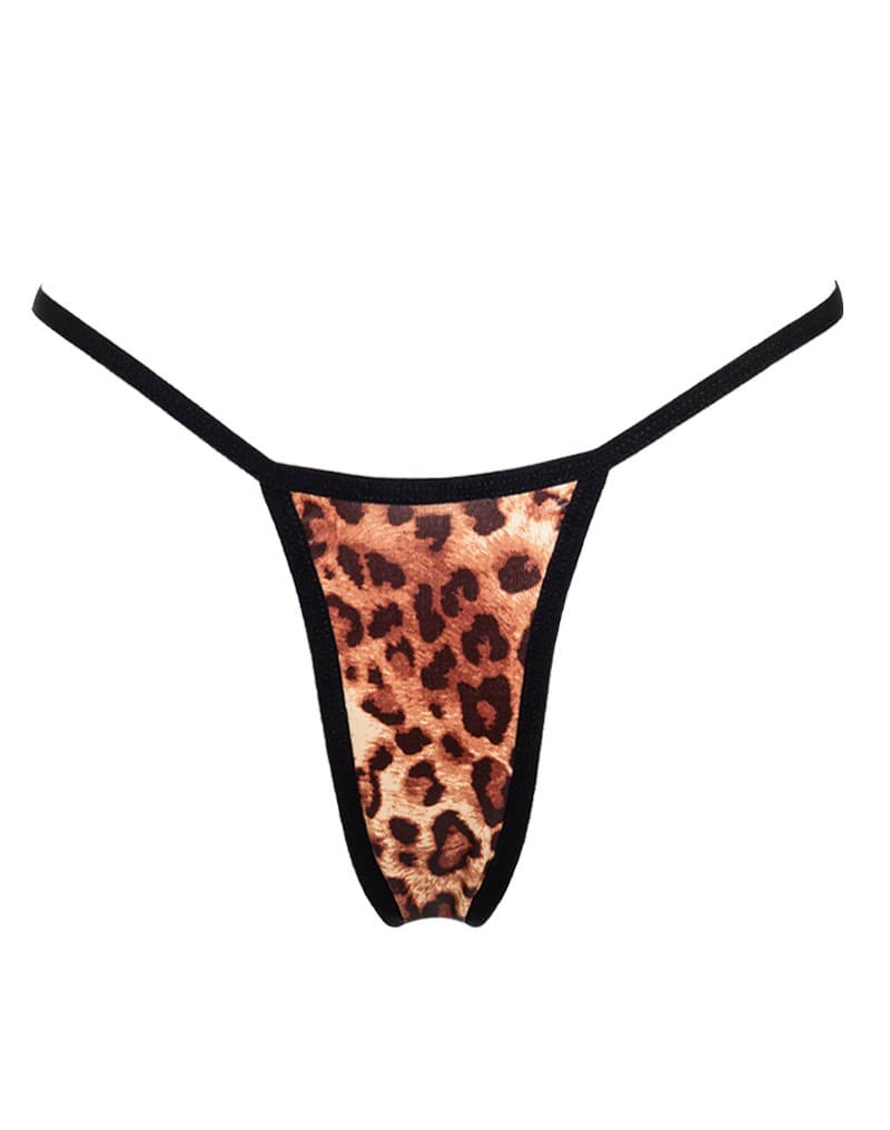 Amorable by Rimba - Mini String - One Size - Luipaardprint 4